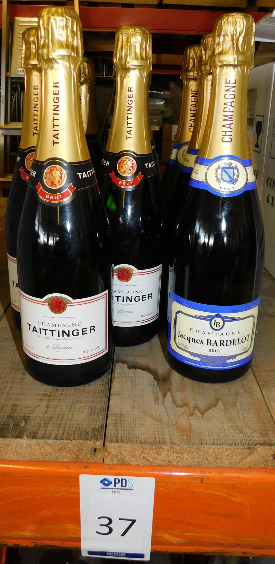 14 Bottles of Champagne to Include; 11 Tattinger Brut Reserve, 750ml & 3 Jacques Bardelot Brut, - Image 2 of 2