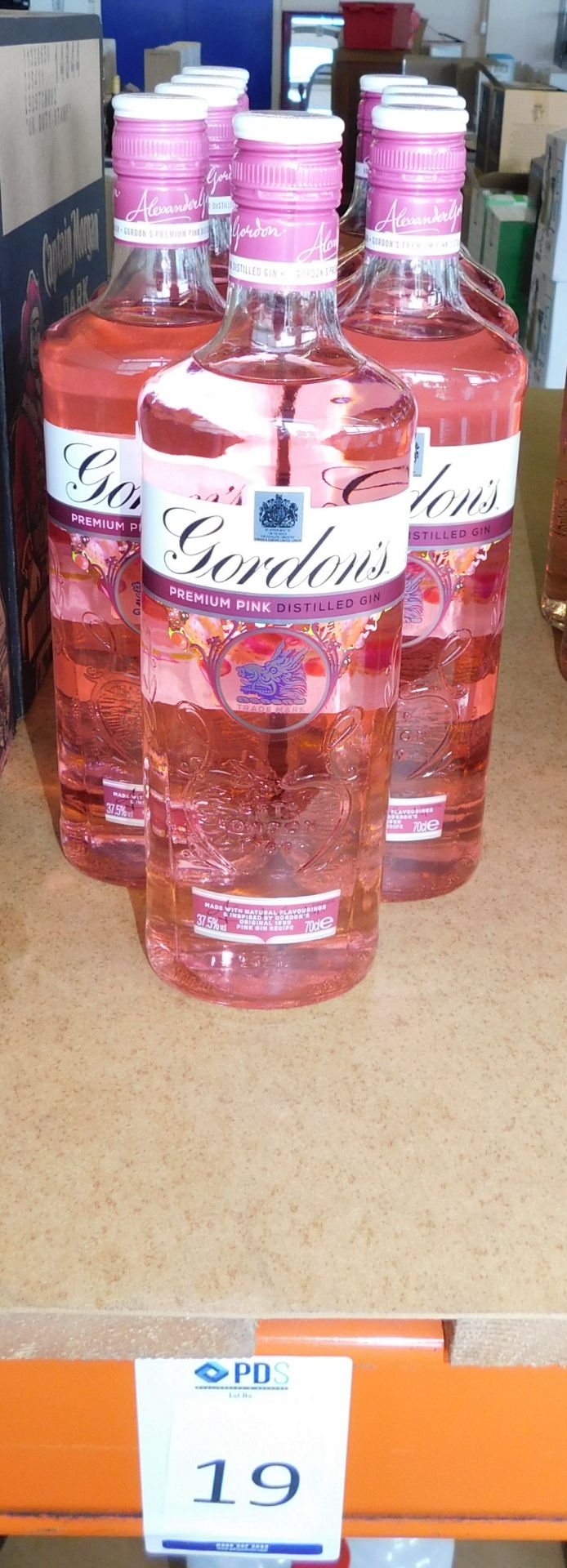 9 Bottles of Gordon’s Premium Pink Distilled Gin, 70cl (Located Stockport – See General Notes for - Image 2 of 2