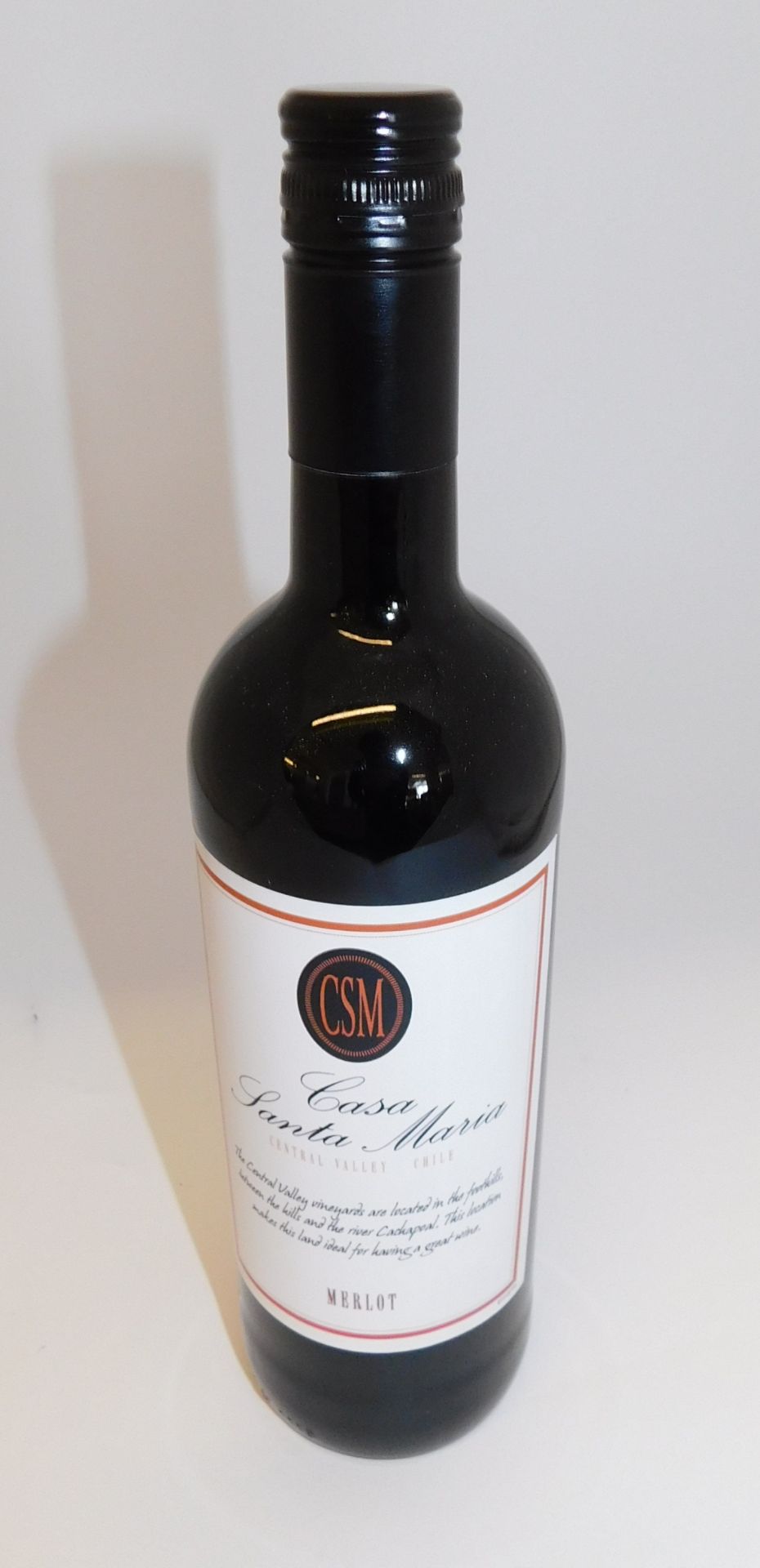 24 Bottles of Casa Santa Maria Merlot, 75cl (Located Stockport – See General Notes for More