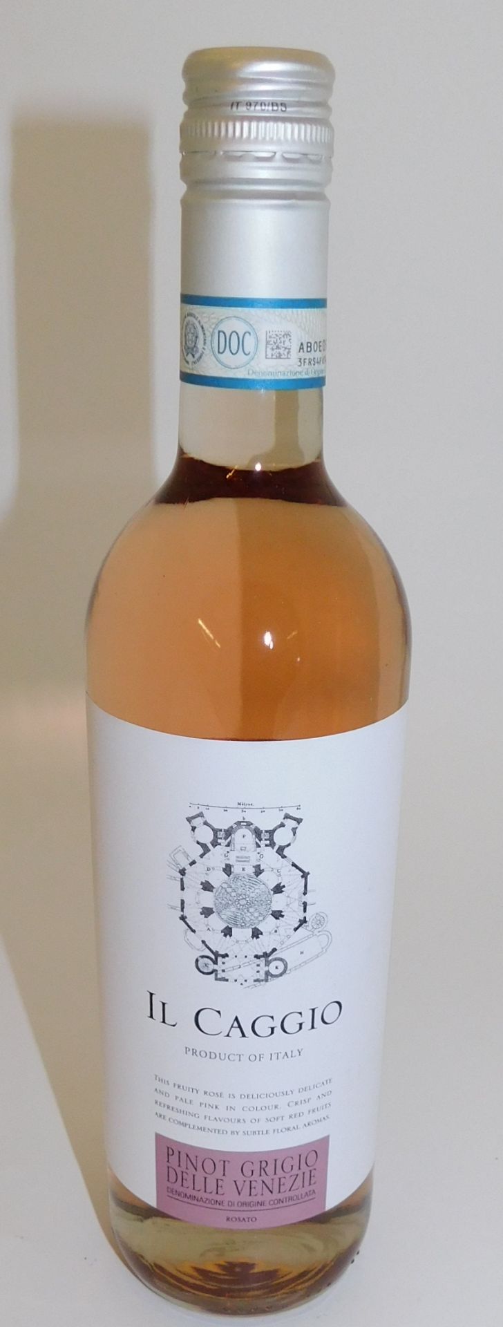 18 Bottles Il Caggio Pino Grigio Rosato, 75cl (Located Stockport – See General Notes for More