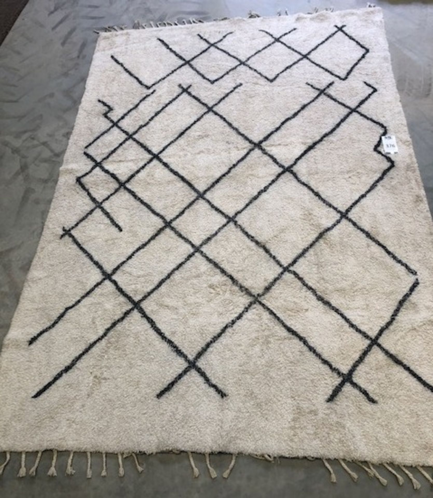 Abstract Pattern Rug 250cm x 170cm (Located Brentwood, See General Notes for More Details)