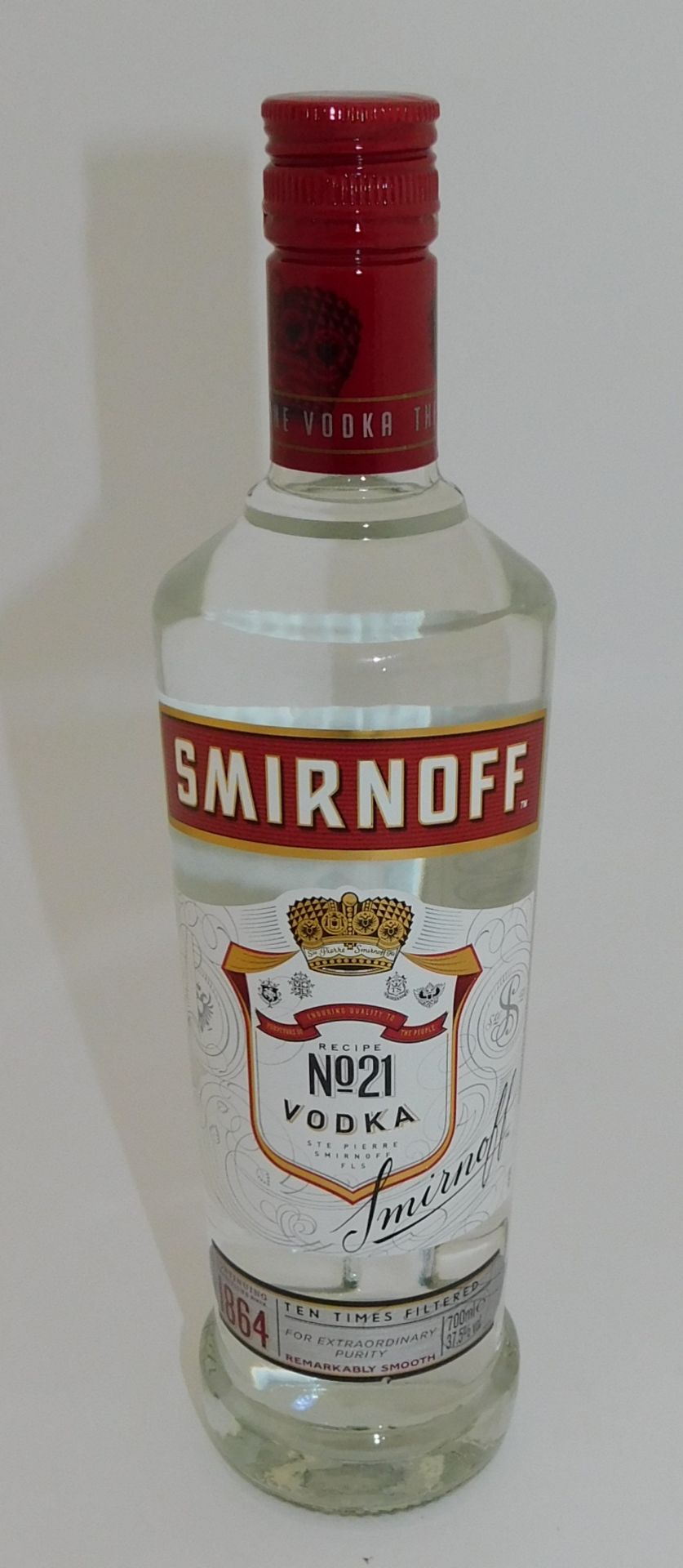 14 Bottles of Smirnoff Vodka, 700ml (Located Stockport – See General Notes for More Details)