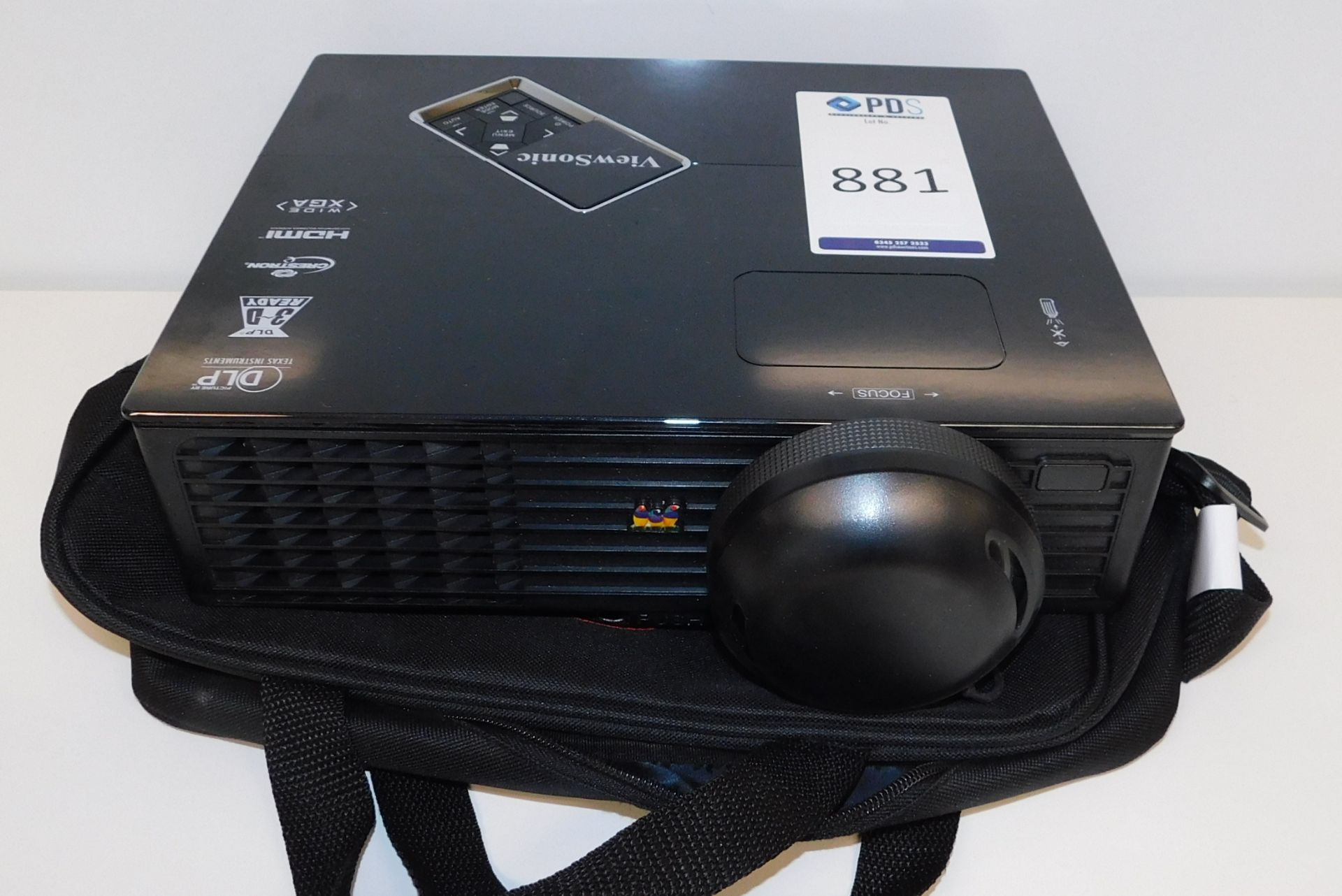 ViewSonic PJD6683w Projector (Located Manchester – See General Notes for More Details)