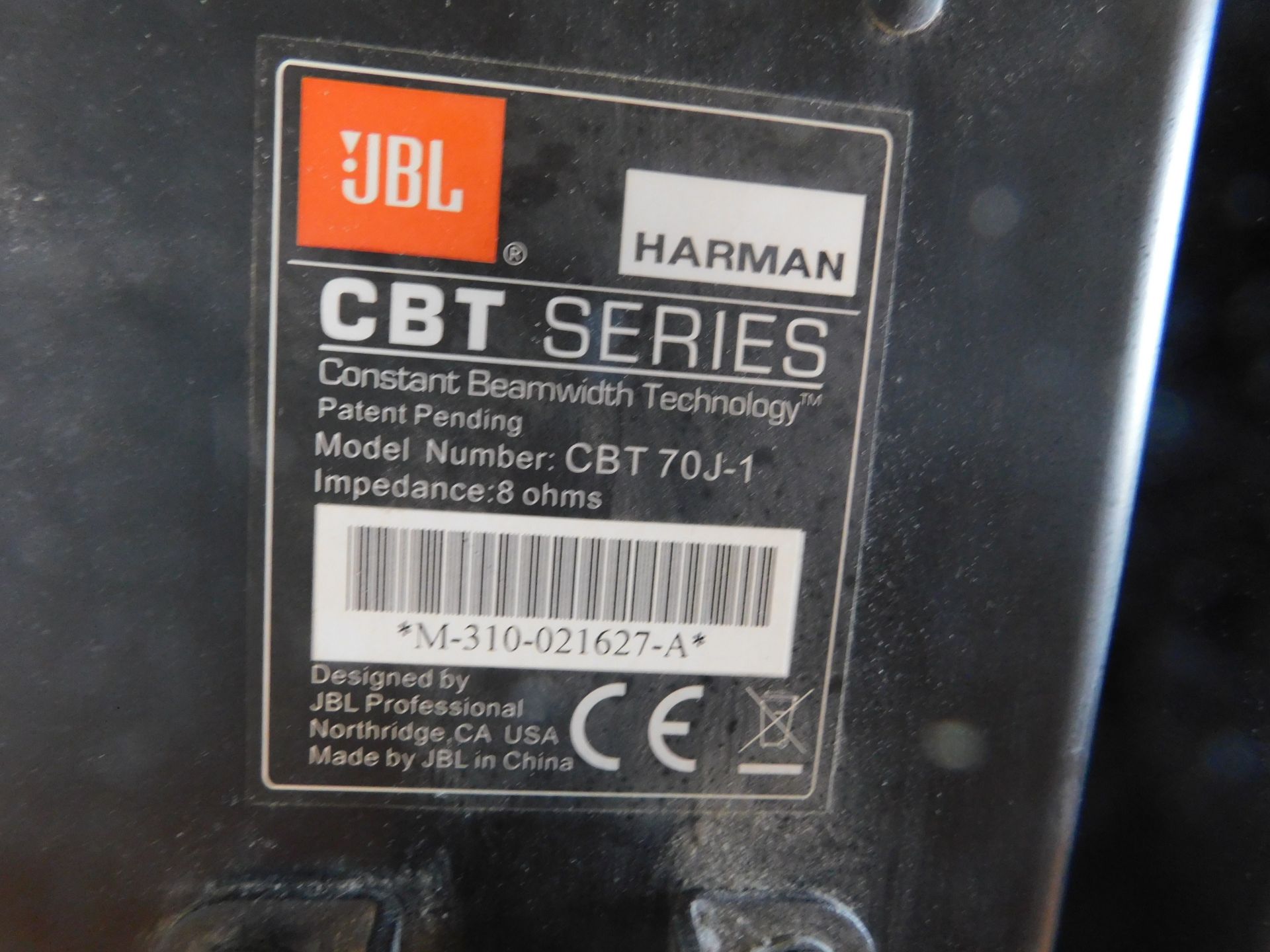 Two JBL CBT Series Model CBT70J-1 Speakers (Located Brentwood, See General Notes for More Details) - Image 2 of 2