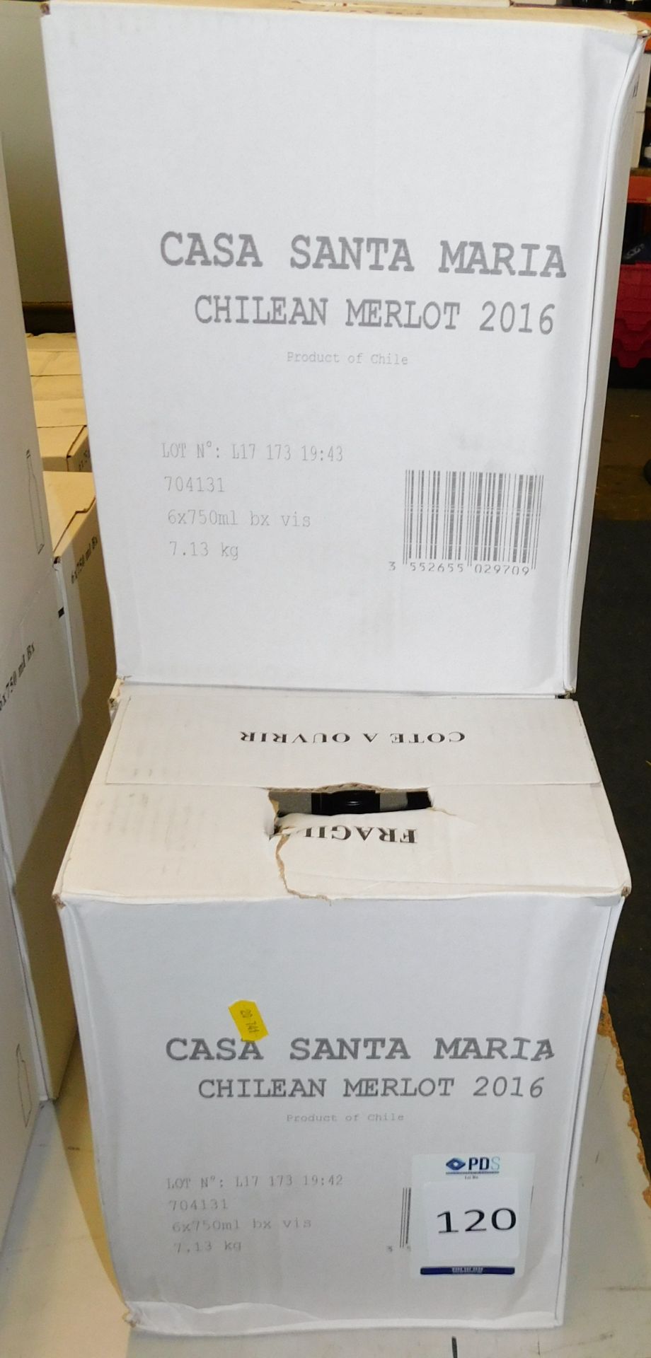 24 Bottles of Casa Santa Maria Merlot, 75cl (Located Stockport – See General Notes for More - Image 2 of 2