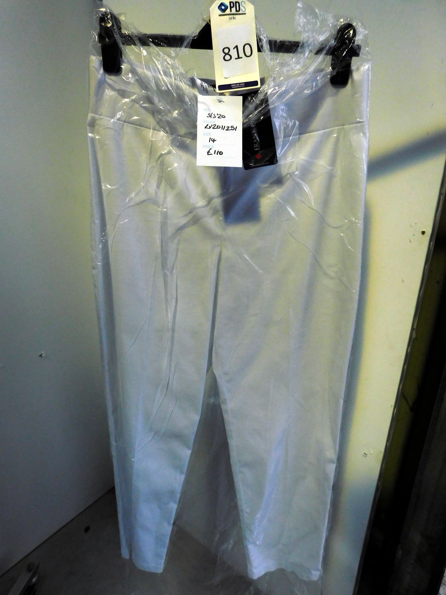 Frank Lyman Trousers, Style: 196414, Shade: White, Size 14 (Located Brentwood, See General Notes for