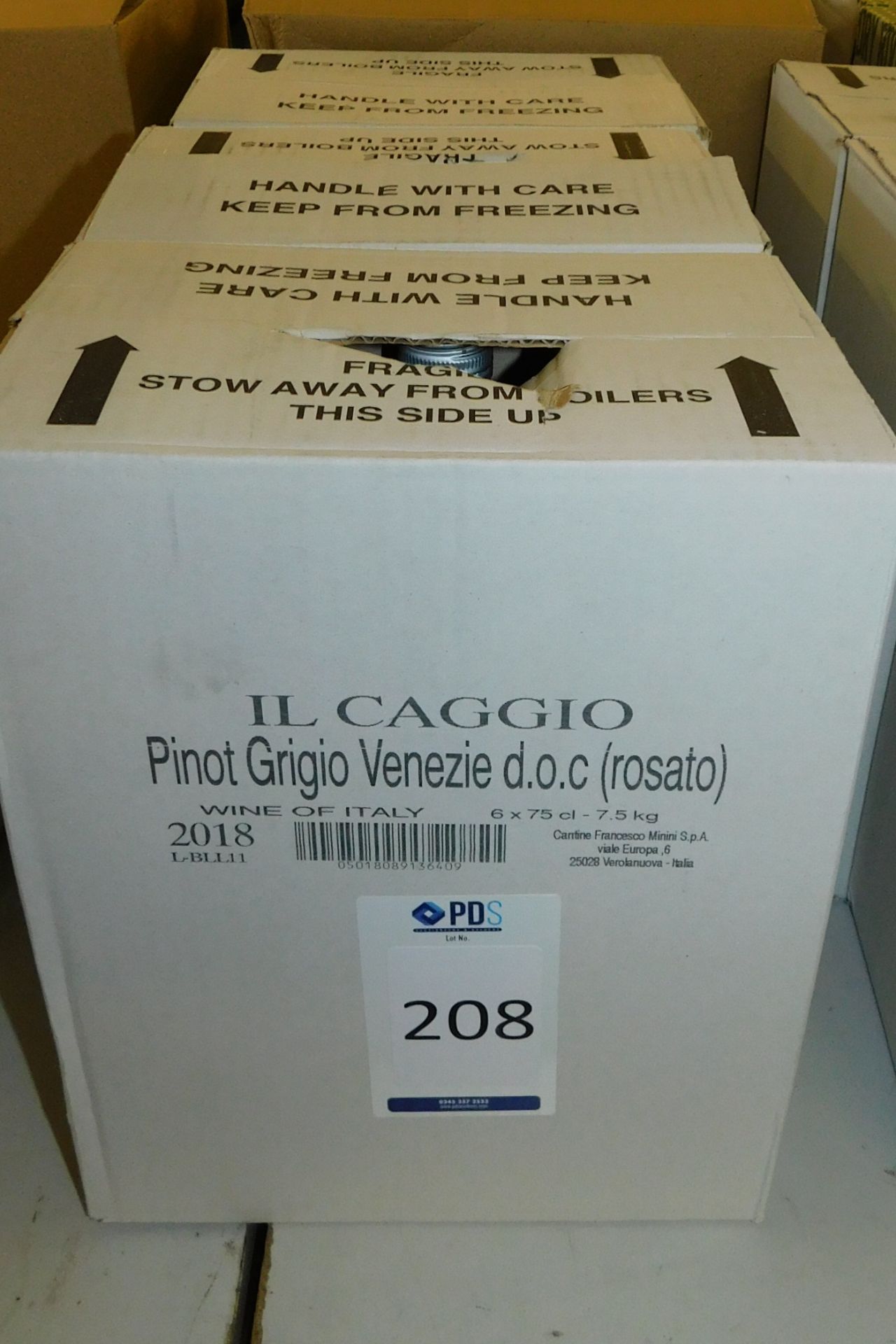 18 Bottles Il Caggio Pino Grigio Rosato, 75cl (Located Stockport – See General Notes for More - Image 2 of 2