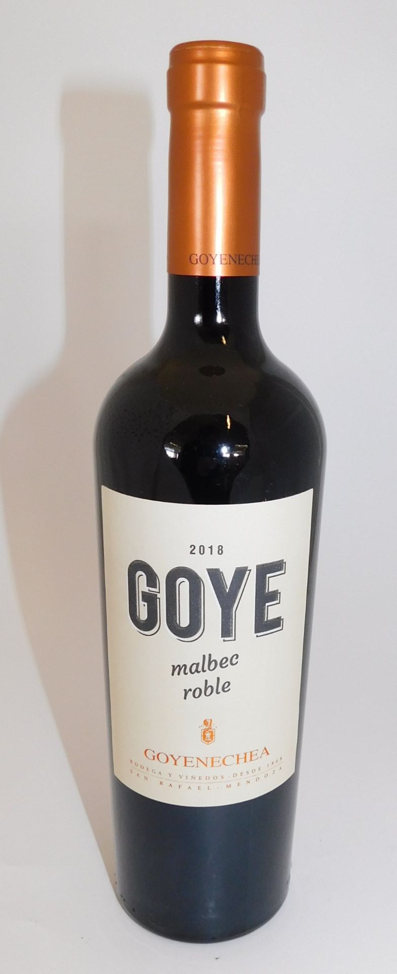 36 Bottles of Goyenchea Malbec Roble, 750ml (Located Stockport – See General Notes for More