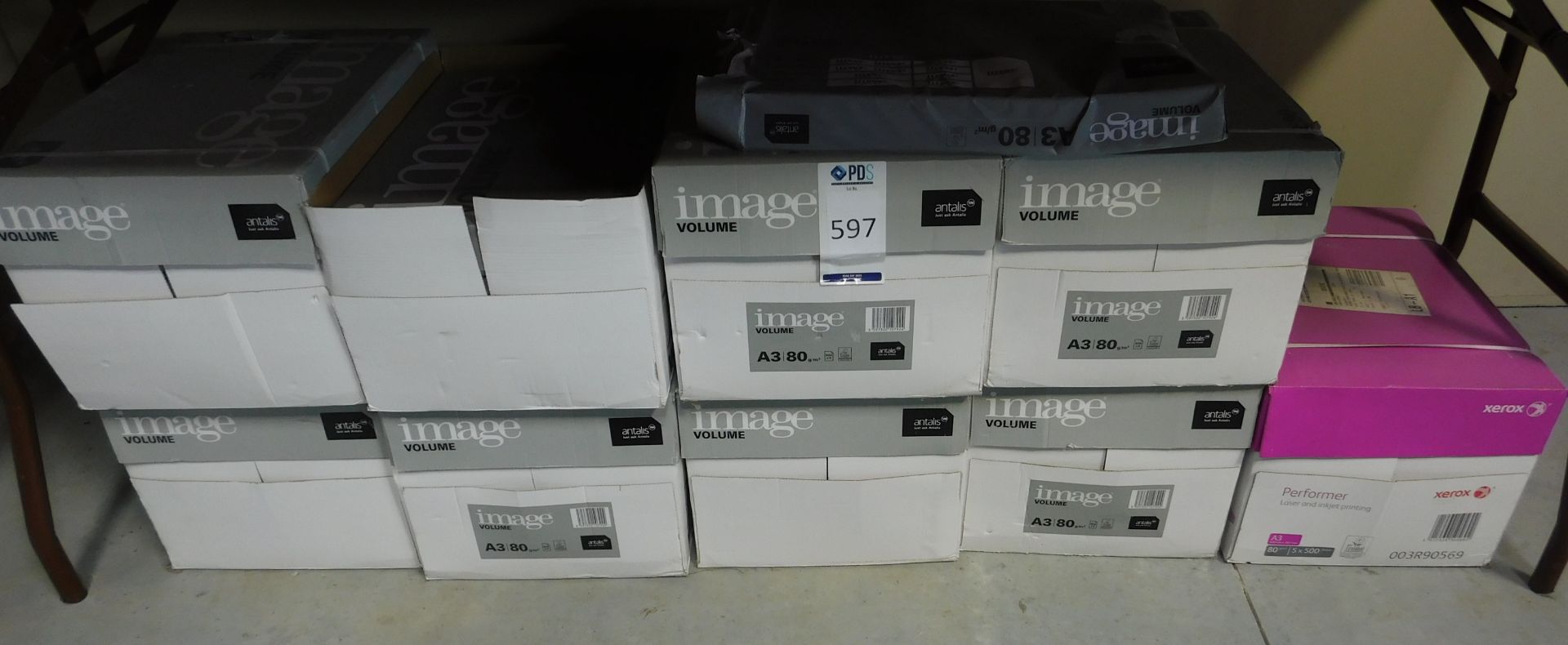 Nine Boxes of A3 80GSM Paper (Located Brentwood, See General Notes for More Details)