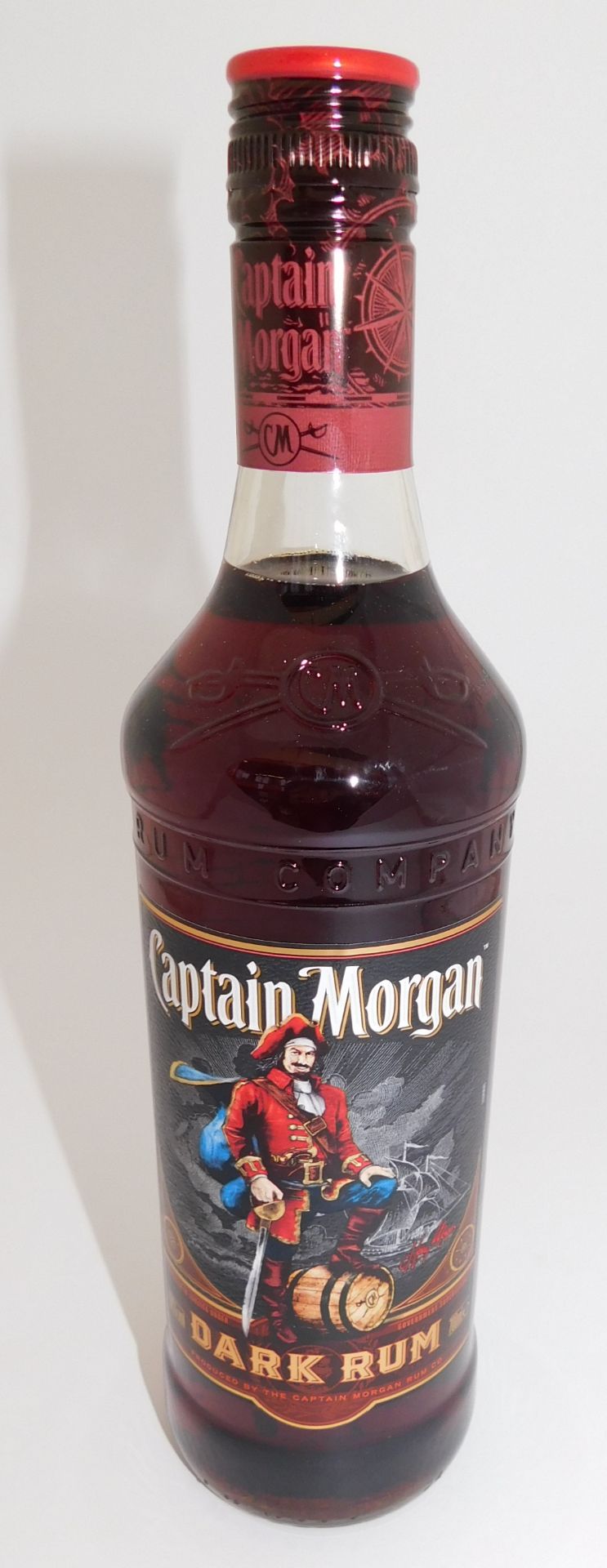 12 Bottles of Captain Morgan Dark Rum, 700ml (Located Stockport – See General Notes for More