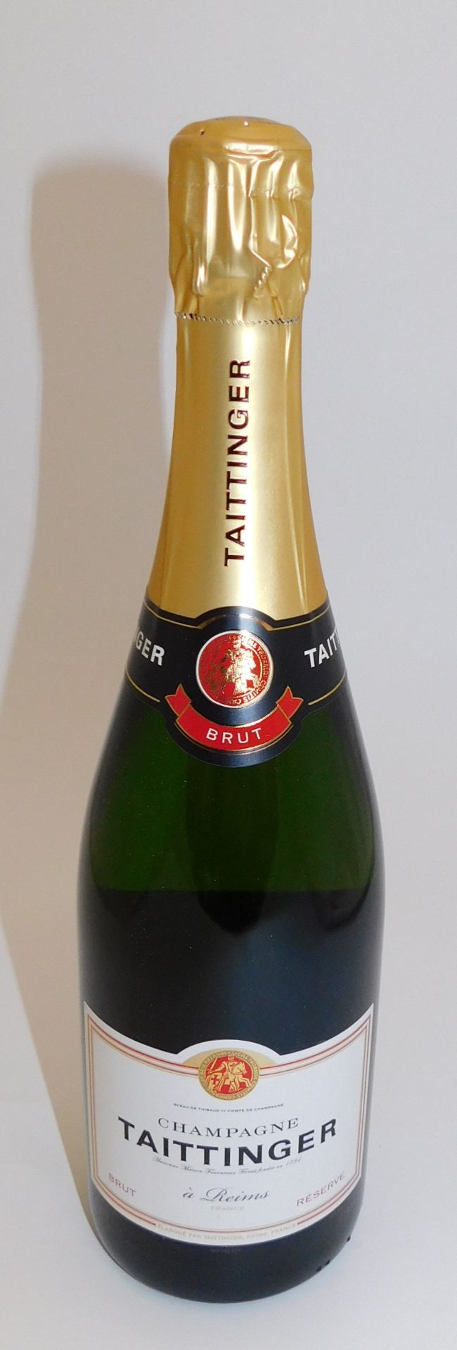 12 Bottles of Tattinger Brut Reserve Champagne, 750ml (Located Stockport – See General Notes for