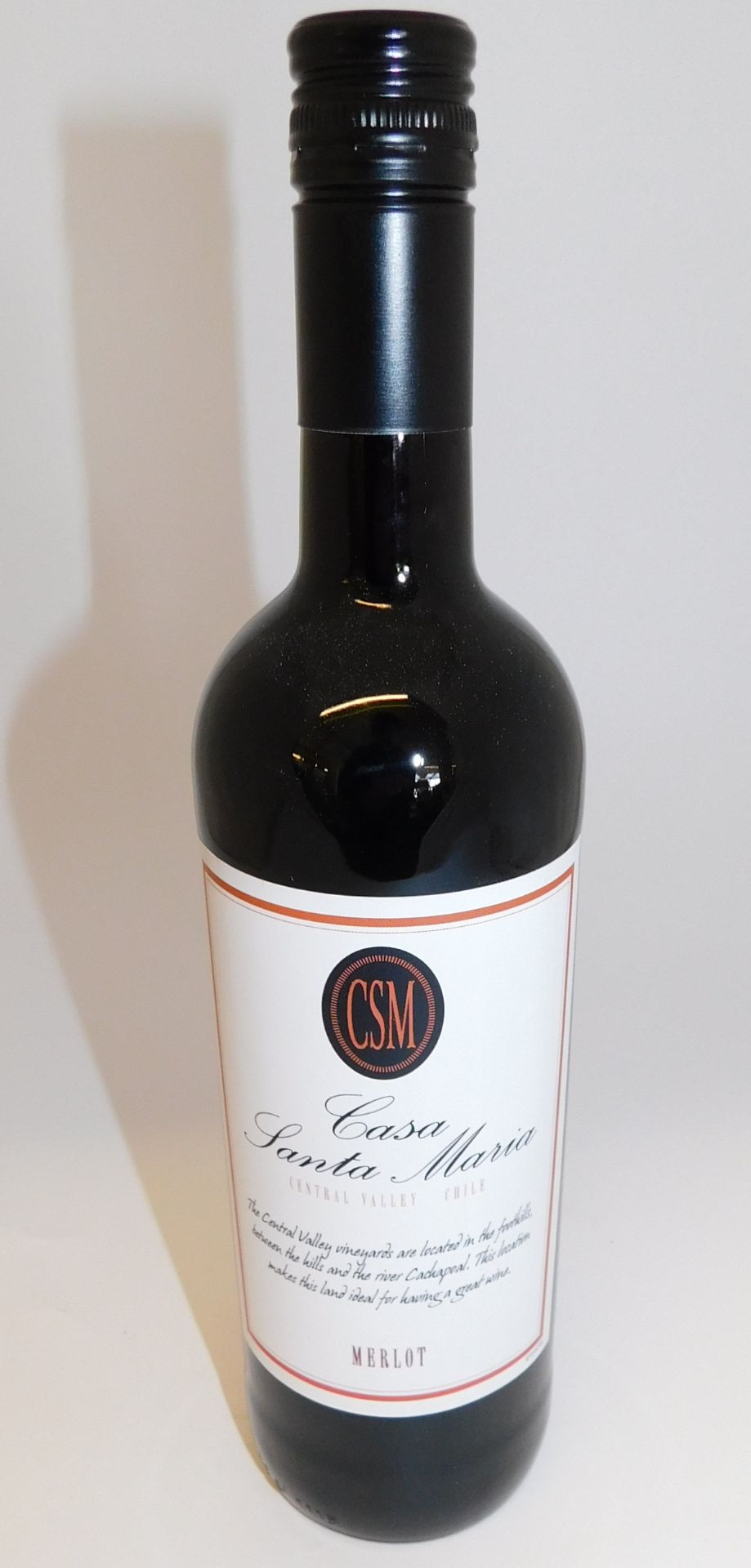 24 Bottles of Casa Santa Maria Merlot, 75cl (Located Stockport – See General Notes for More