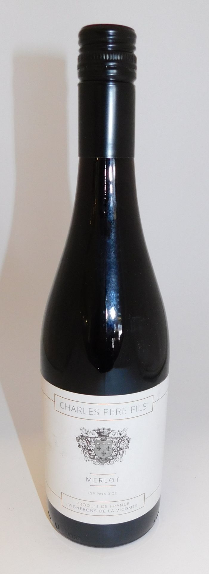 24 Bottles of Charles Pere Fils Merlot, 75cl (Located Stockport – See General Notes for More