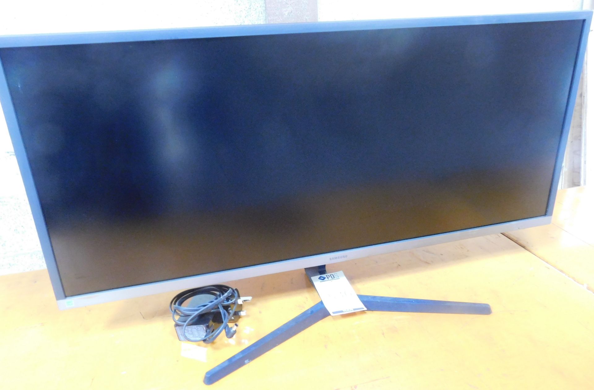 Samsung S34J550WQU LCD Gaming Monitor, Serial Number 0U8VHTOMA00840R (Located Brentwood, See General - Image 2 of 3