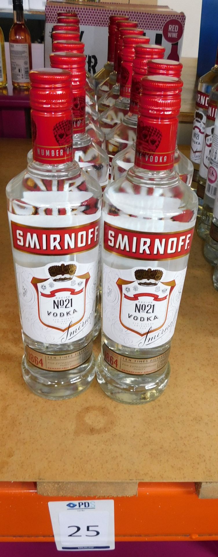 14 Bottles of Smirnoff Vodka, 700ml (Located Stockport – See General Notes for More Details) - Image 2 of 2