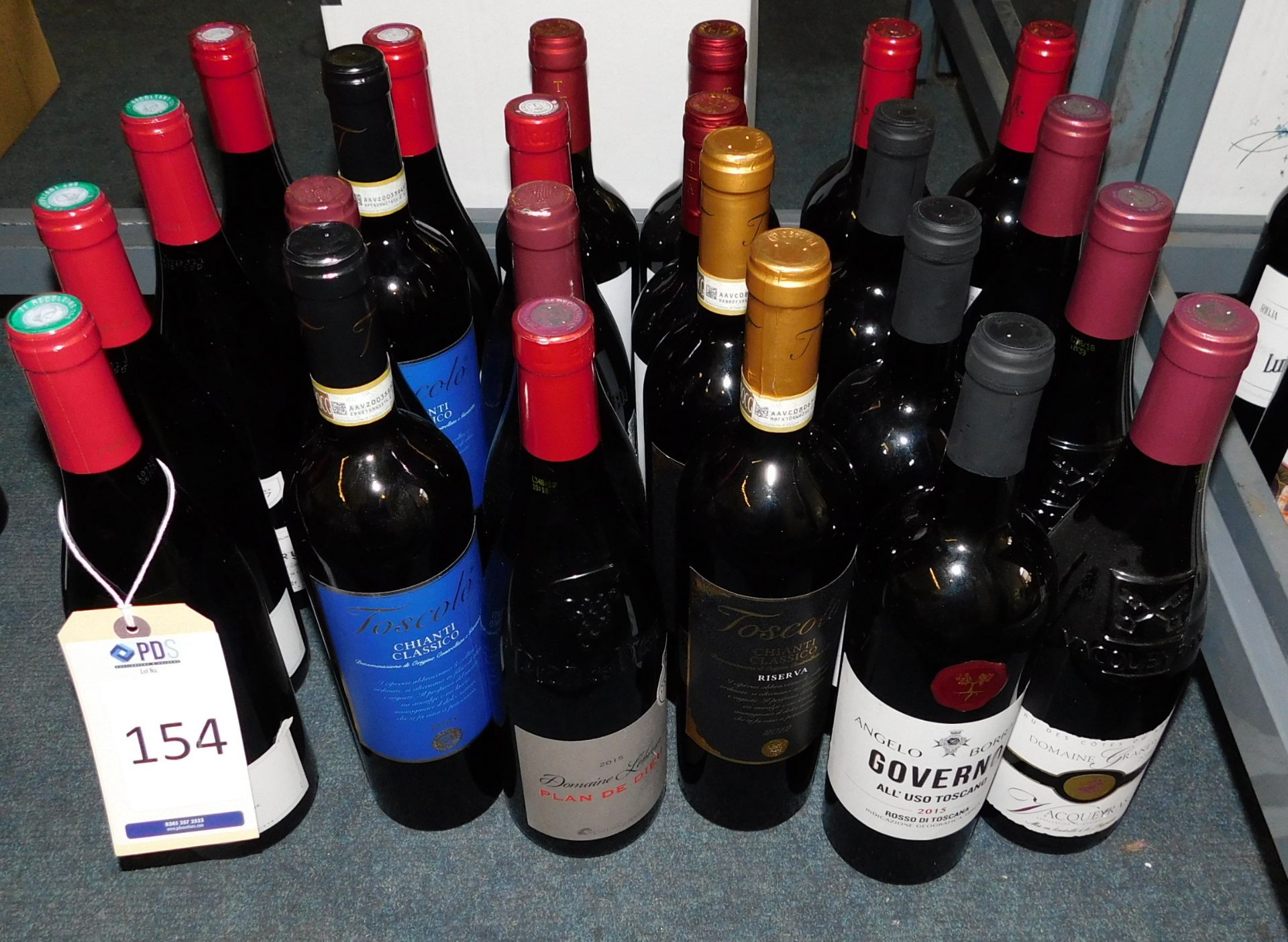 24 Bottles Red Wine, Various (Located Stockport – See General Notes for More Details)