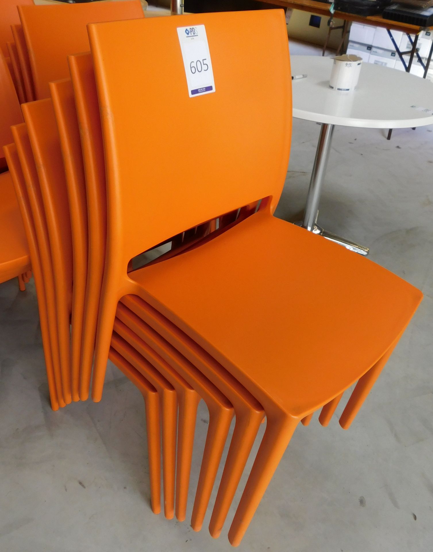 Six ‘Frovi’ Stacking Chairs (Located Brentwood, See General Notes for More Details)