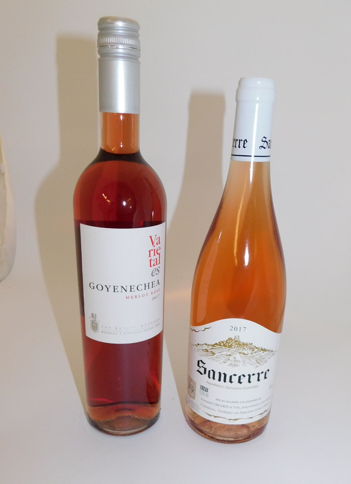 24 Bottles to include 12 Goye Merlot Rose,750ml, 12 Domaine Fernand Girard Sancerre Rose, 750ml (
