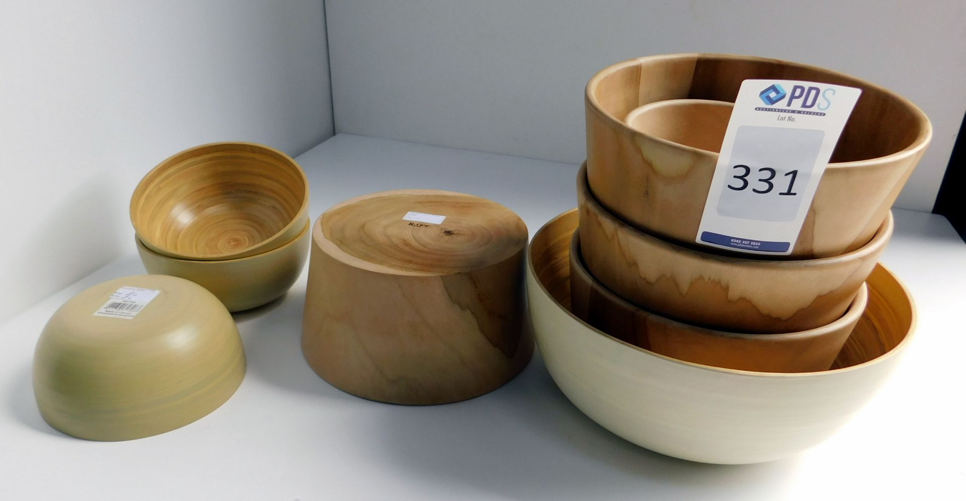 Five Teak Bowls & Four Parlane Bowls (Located Brentwood, See General Notes for More Details)