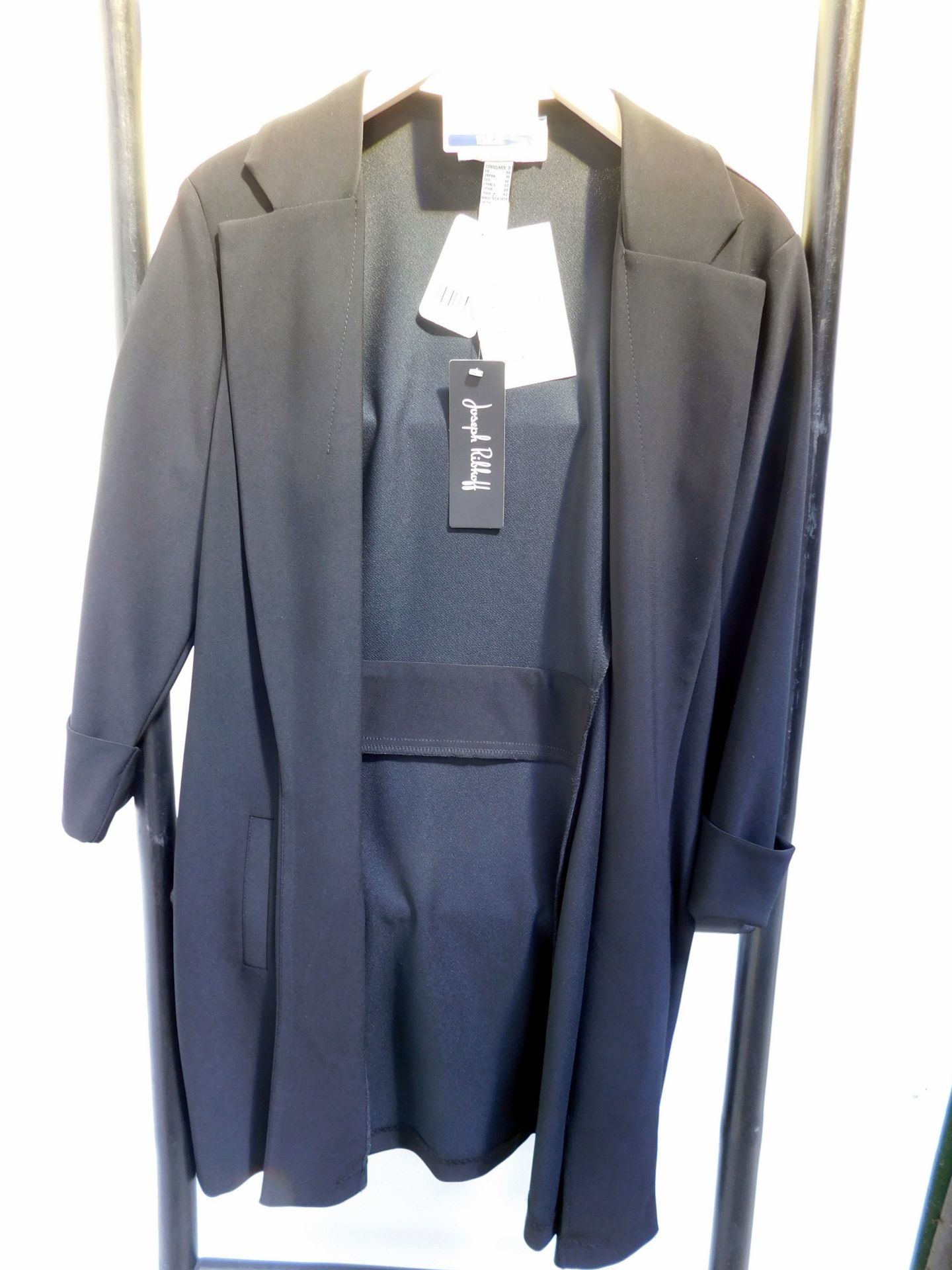 Joseph Ribkoff Coat, Style: 194192, Shade: Black, Size 10 (Located Brentwood, See General Notes