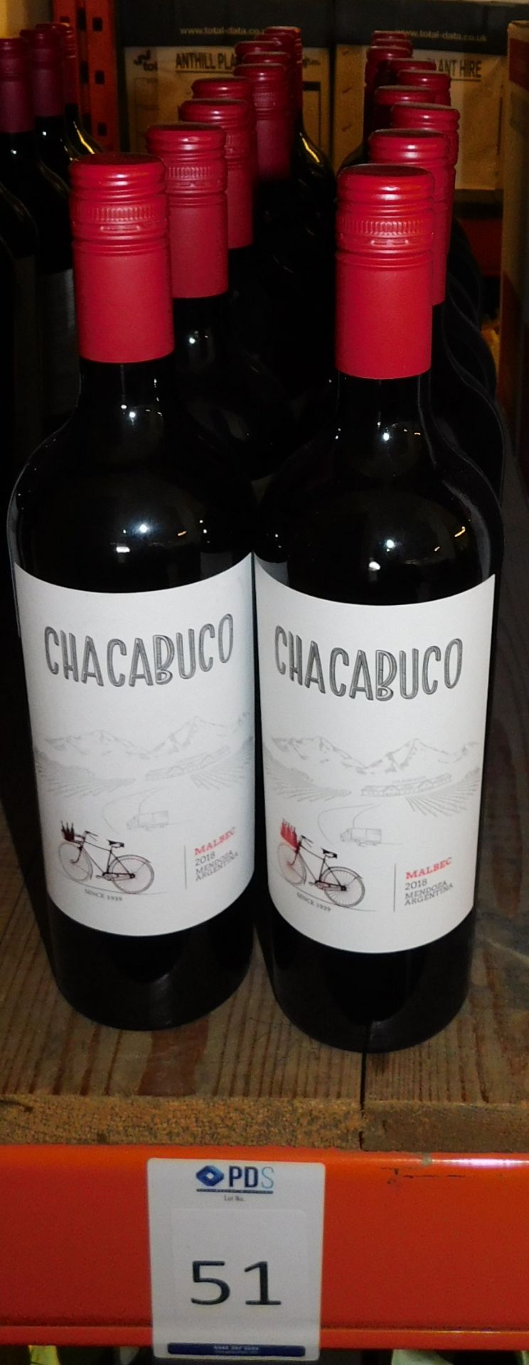 18 Bottles of Chacabuco Malbec, 750ml (Located Stockport – See General Notes for More Details) - Image 2 of 2