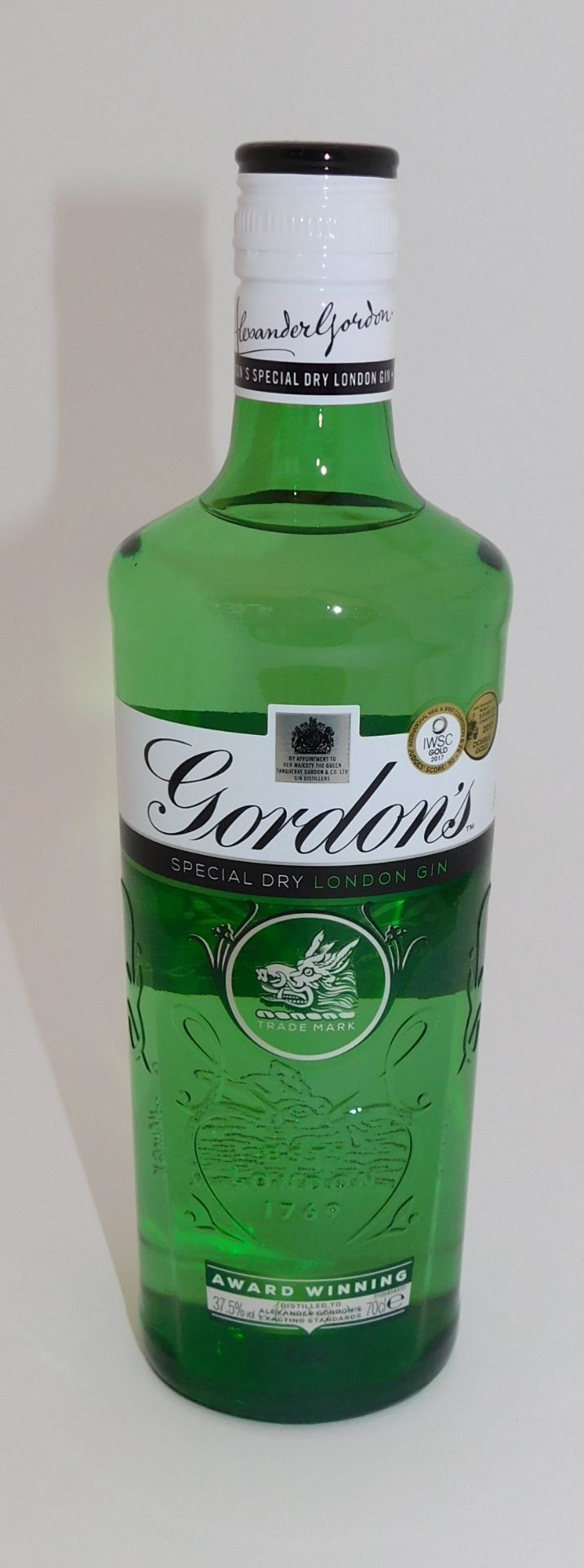 12 Bottles of Gordon’s London Dry Gin, 70cl (Located Stockport – See General Notes for More