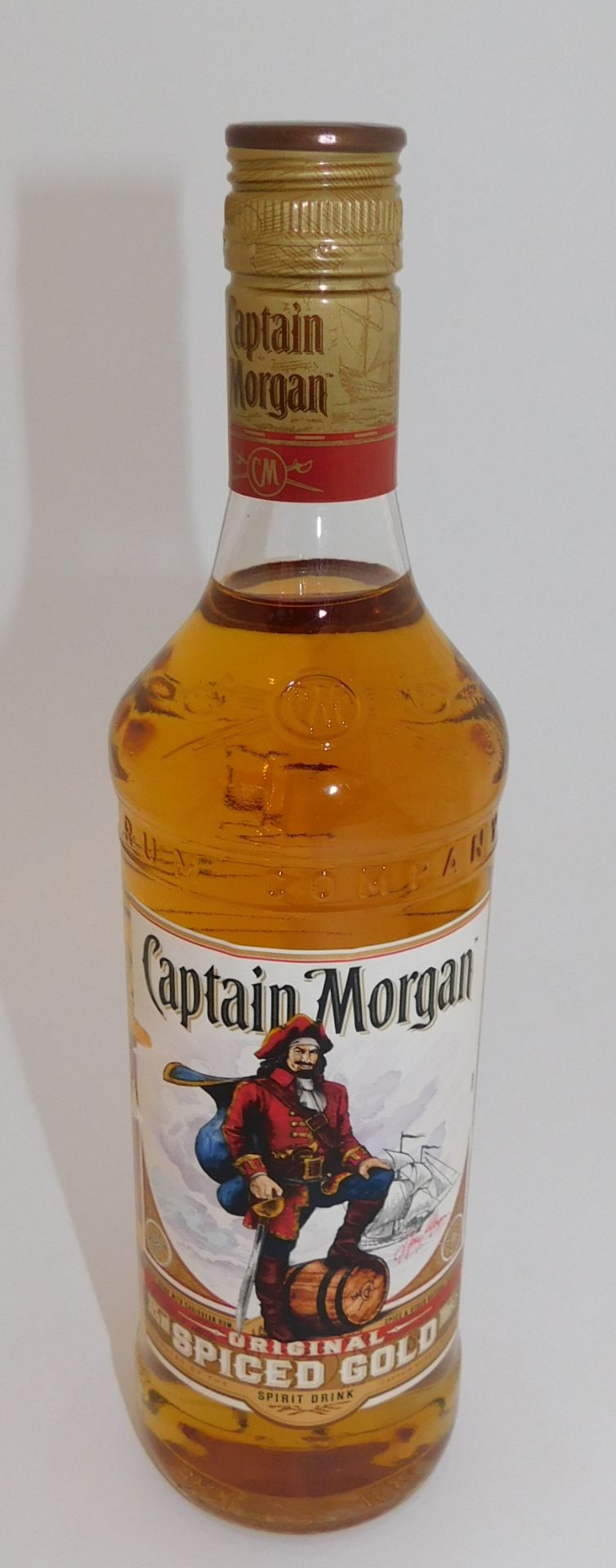9 Bottles of Captain Morgan Original Spiced Gold Spirit Drink, 700ml (Located Stockport – See