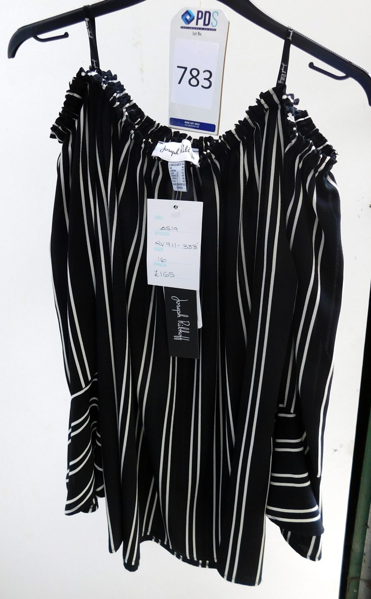 Joseph Ribkoff Top Style: 192900, Shade: Black/White, Size 16 (Located Brentwood, See General