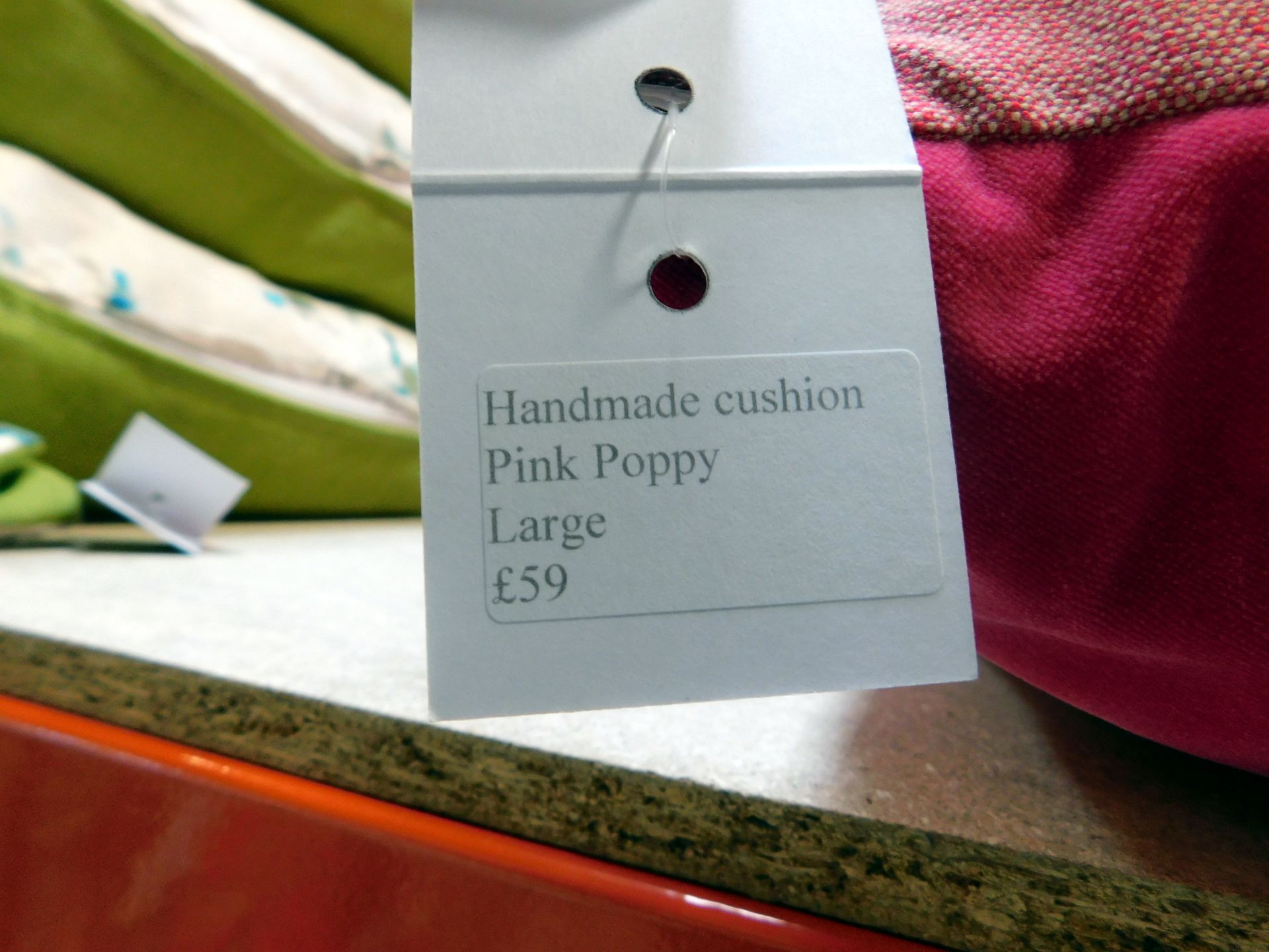 Four Large Pink Poppy Scatter Cushions (Located Brentwood, See General Notes for More Details) - Image 2 of 2