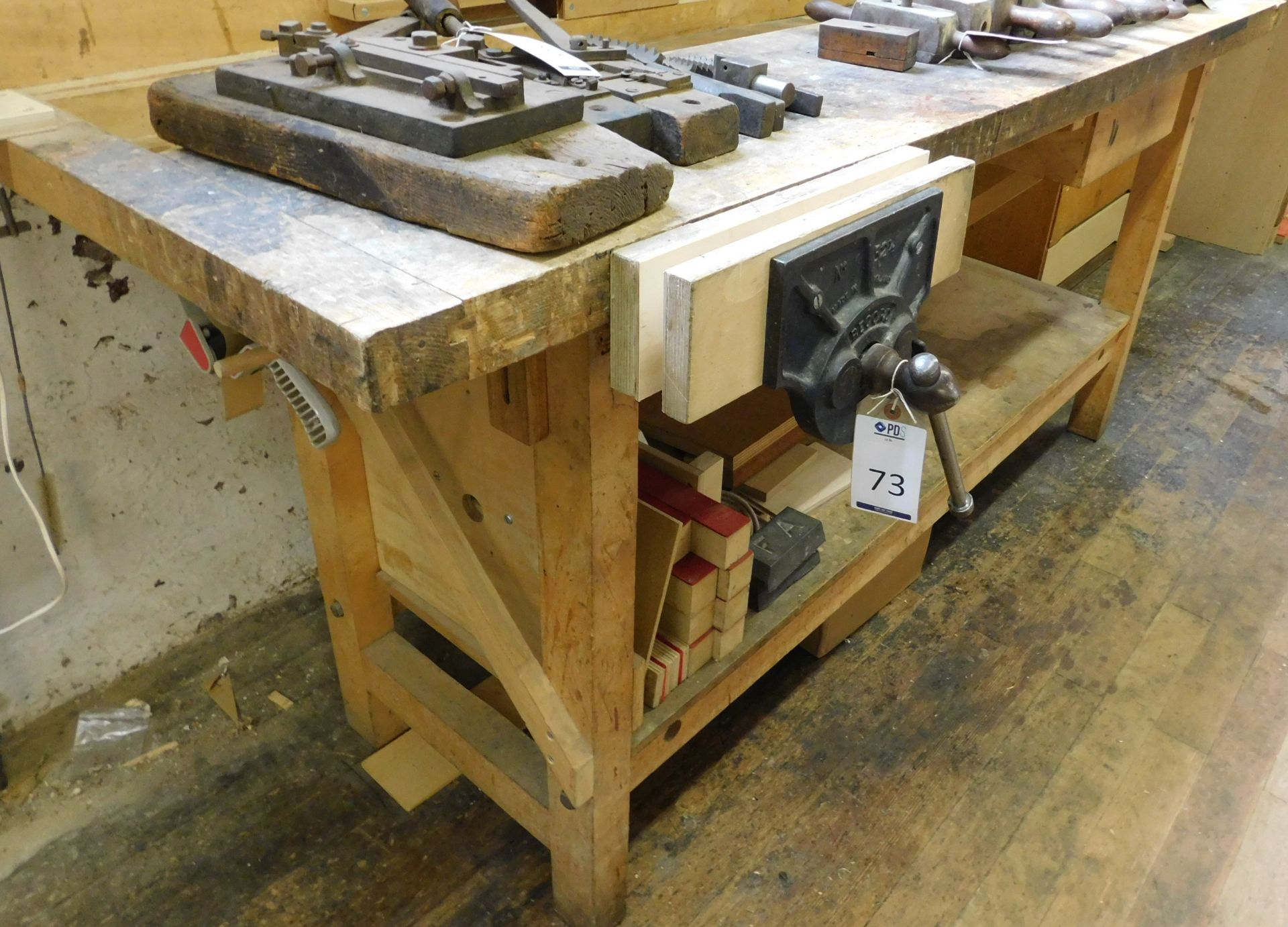 Woodworker’s Bench with Record Vice (Located Bethnal Green – Please see General Notes for More - Image 2 of 2