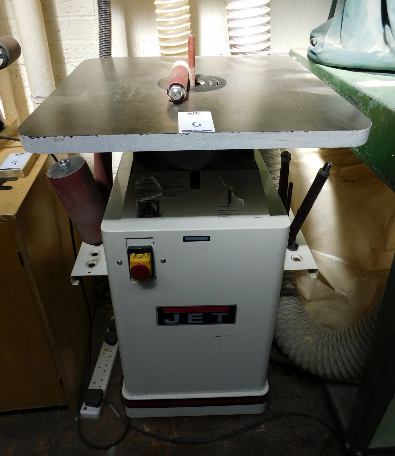 JET JOVS-10 5-1/2inch Oscillating Vertical Spindle Sander, Serial Number C102366 (Located Bethnal