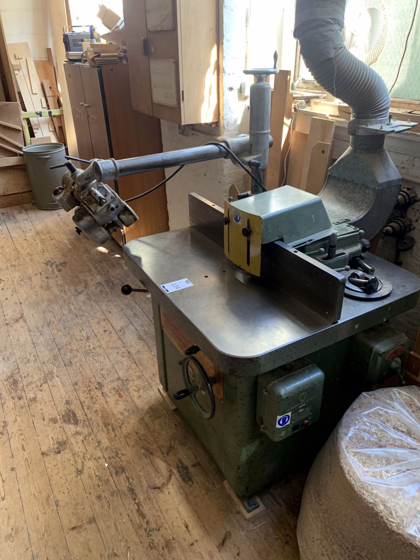 Wadkin Bursgreen Ber3 Spindle Moulder with Interwood Power Feed, Serial Number: 68115 (Located