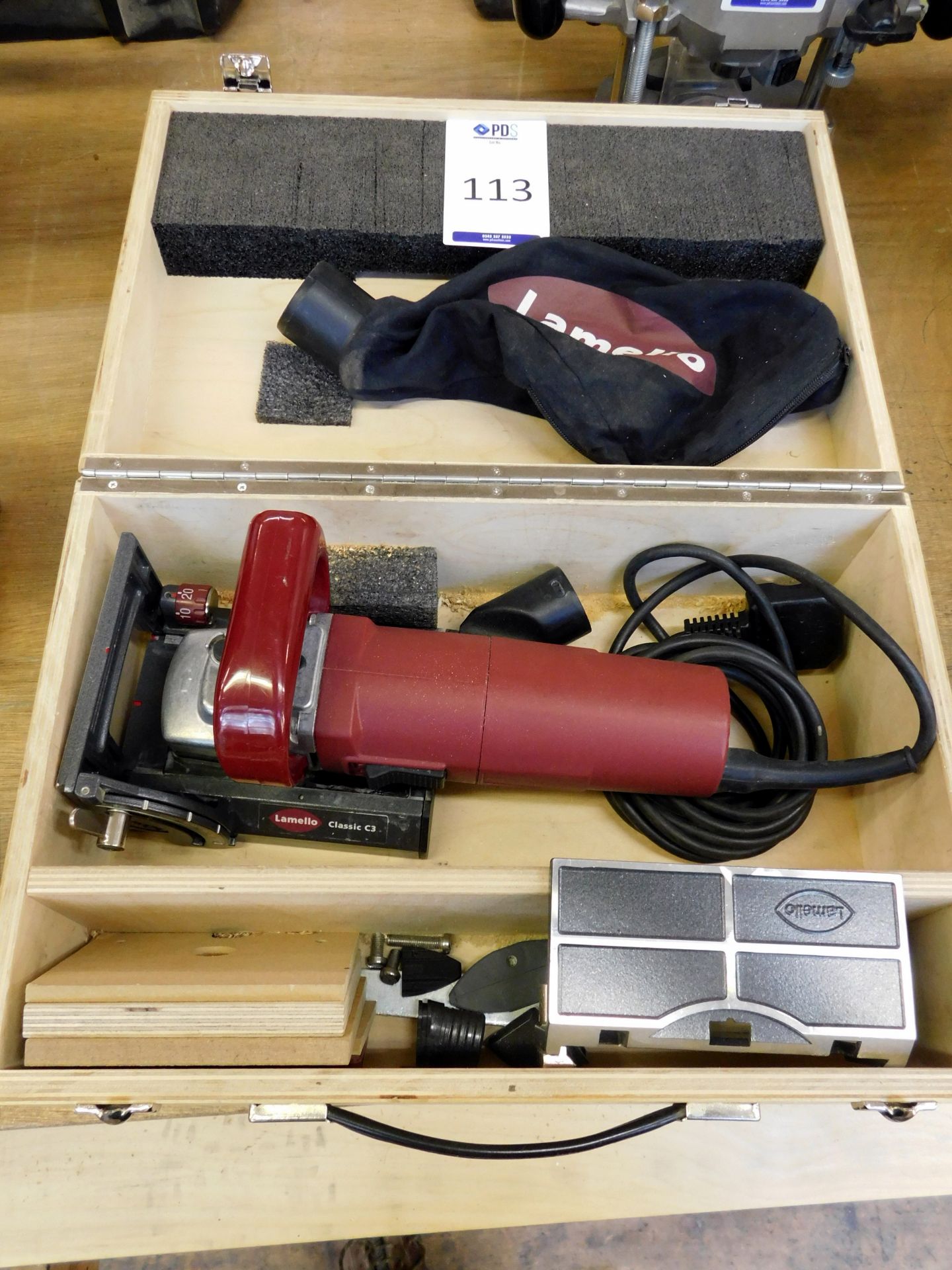 Lamello Classic C3 Biscuit Jointer 240v & Quantity of Jointing Biscuits (Located Bethnal Green –