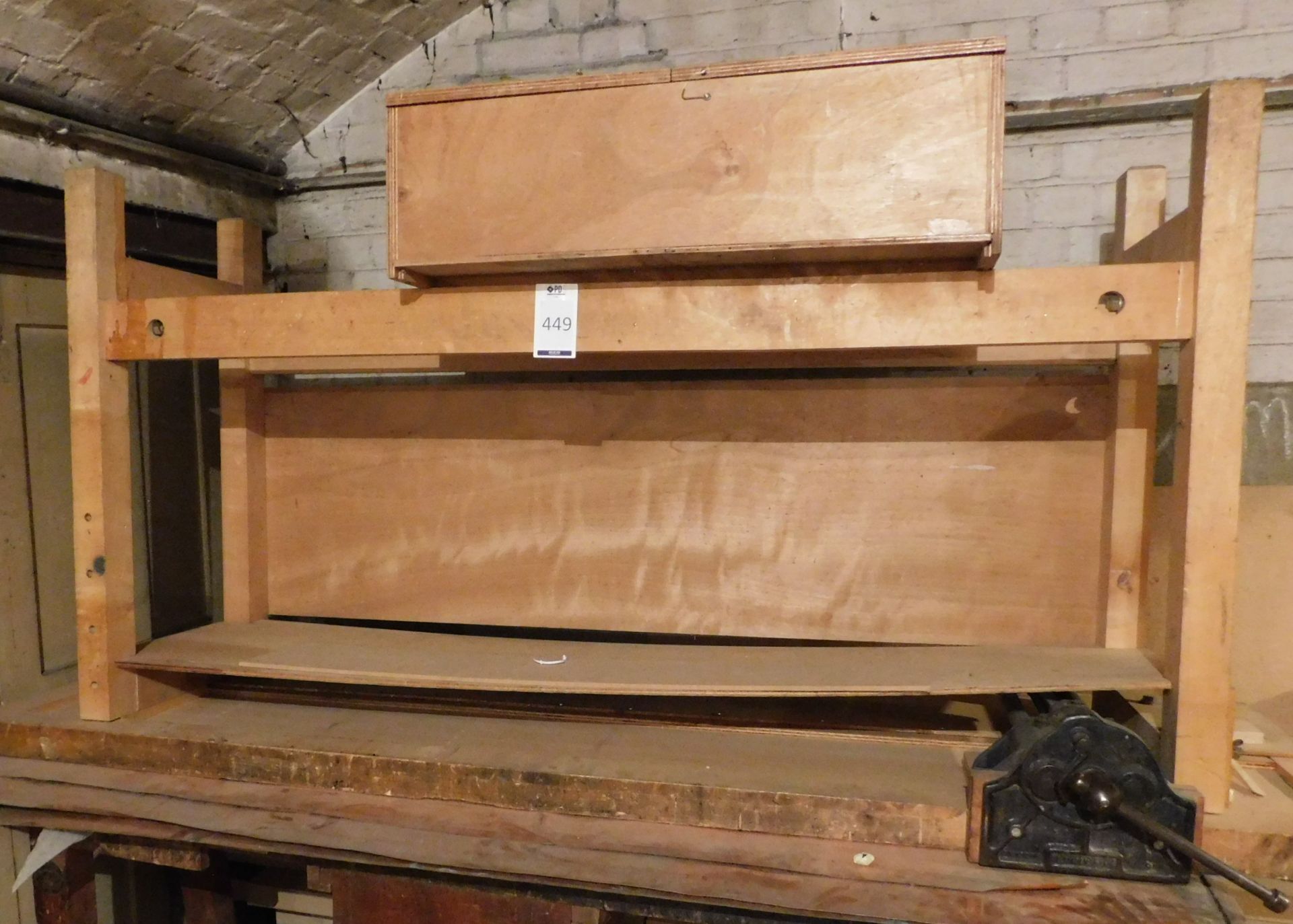 Carpenter’s Benches with Record Vice, excludes copper sheets (Located Bethnal Green – Please see