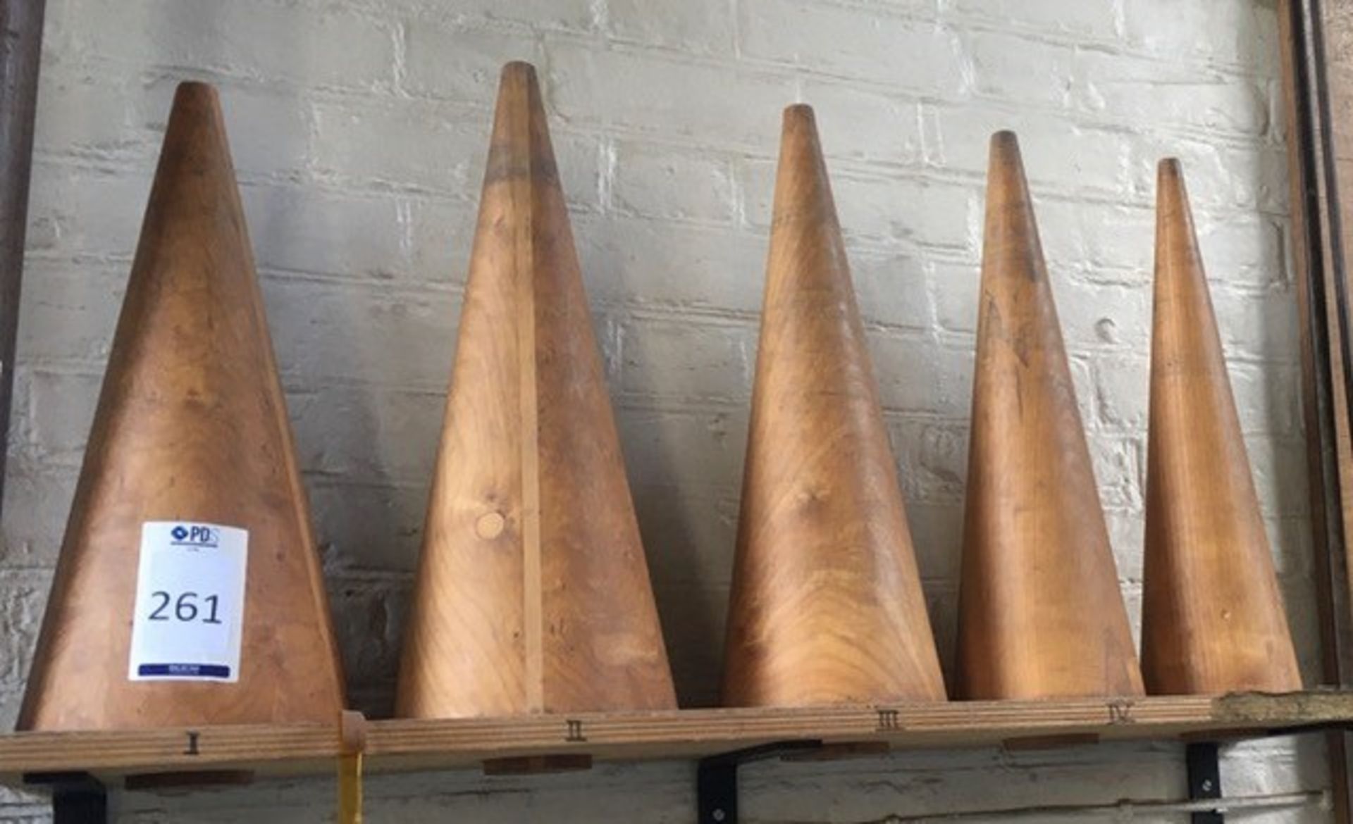 Five Walnut Mandrils, 17'' - 24'' Diameter (Located Bethnal Green – Please see General Notes for