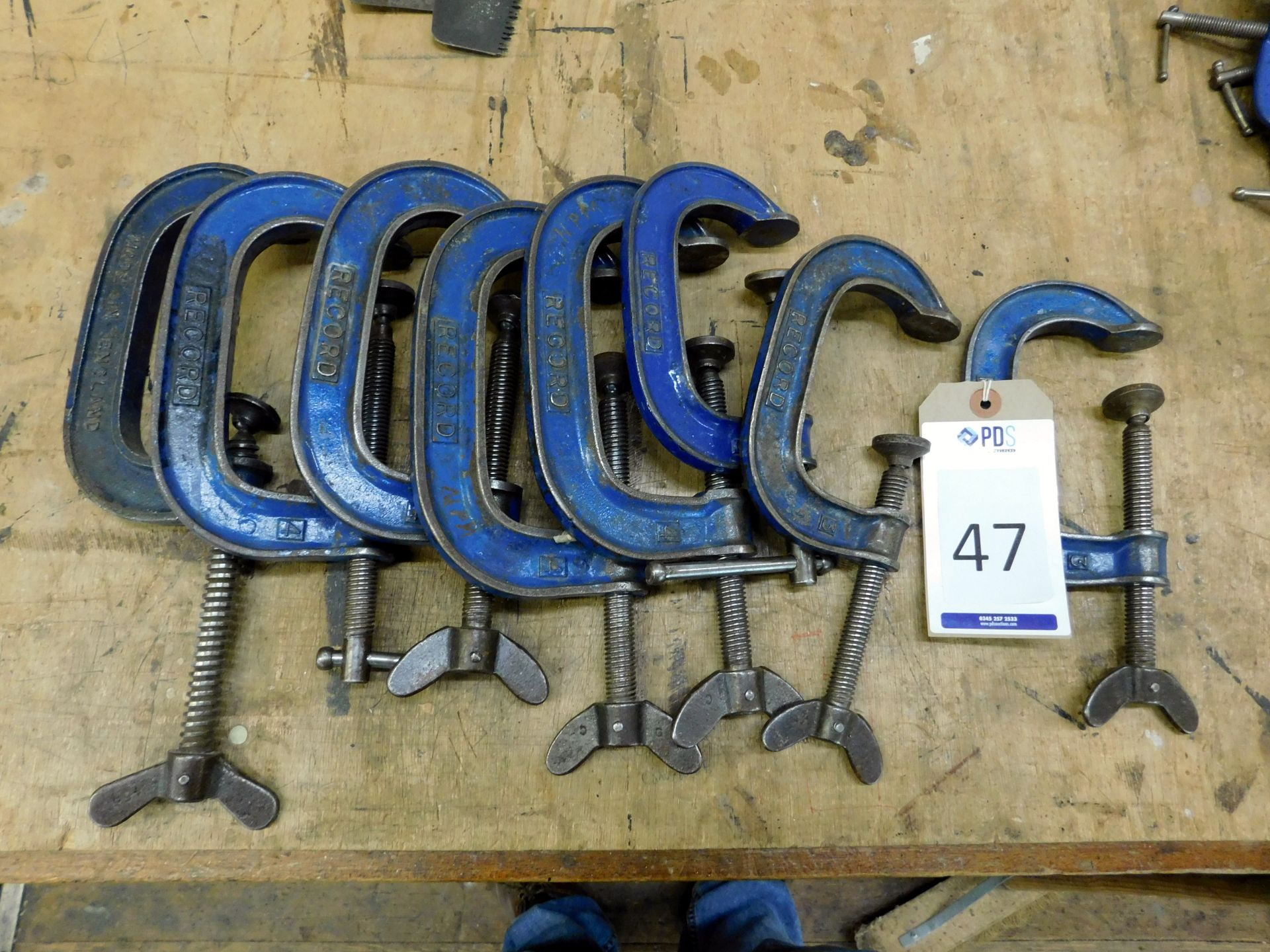 8 Record G-Clamps (Located Bethnal Green – Please see General Notes for More Detail)