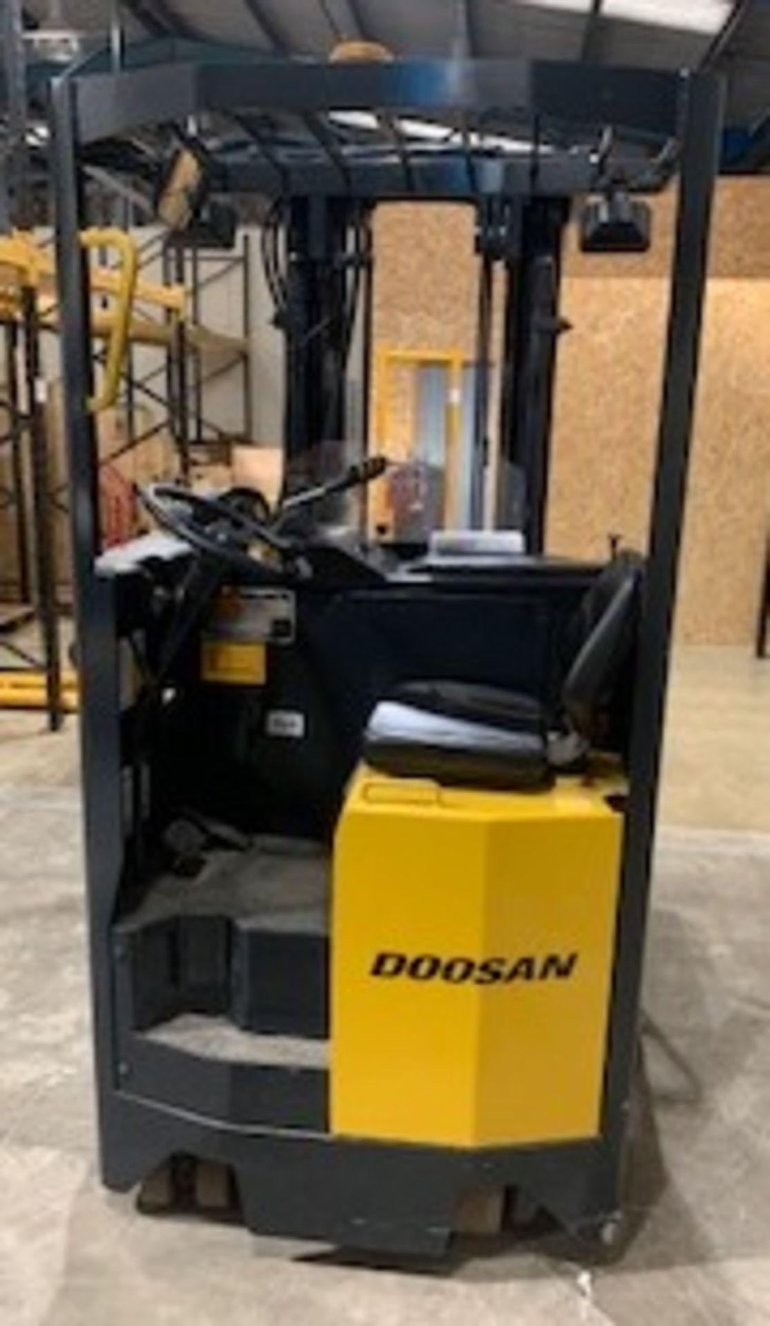 Doosan BR16JW reach truck serial number C8-01070 (2006) (Located Towcester, See General Notes for - Image 3 of 6