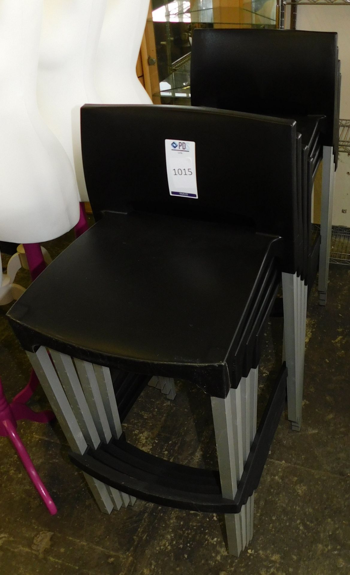 8 Metal Framed Bar Stools (Located Stockport – See General Notes for More Details)