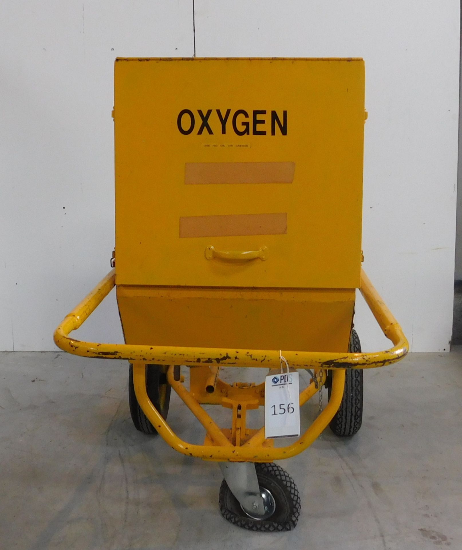 Oxygen Air Charging Cylinder Trolley with Gauges (Located Brentwood, See General Notes for More