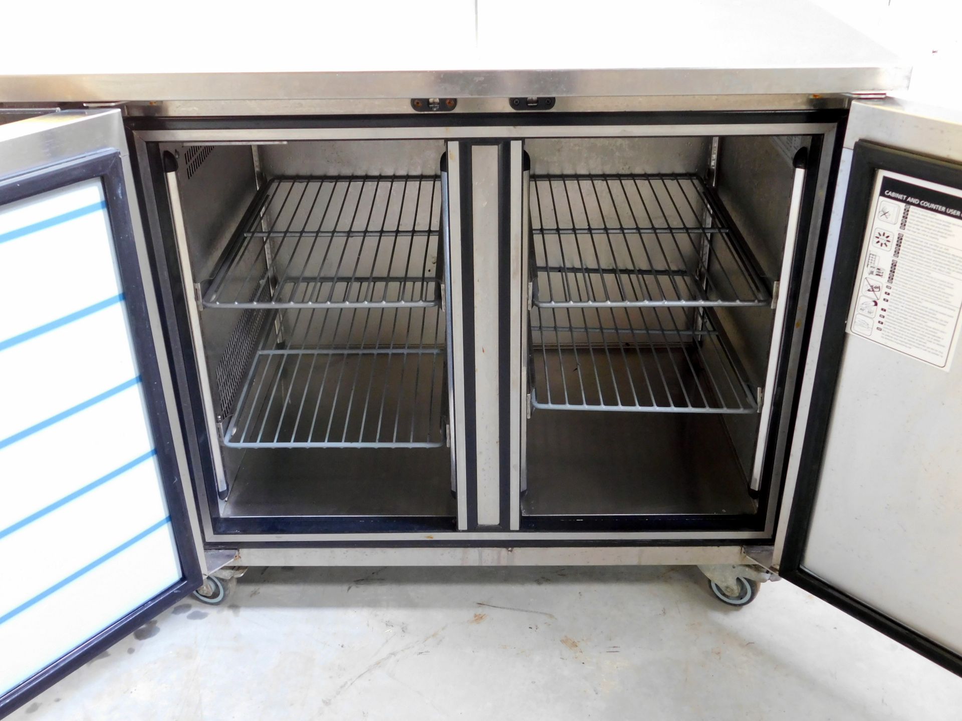 Foster EP1/2L Stainless Steel 2-Door Refrigerated Undercounter Unit, S/N: E5364225 (Located - Image 2 of 2