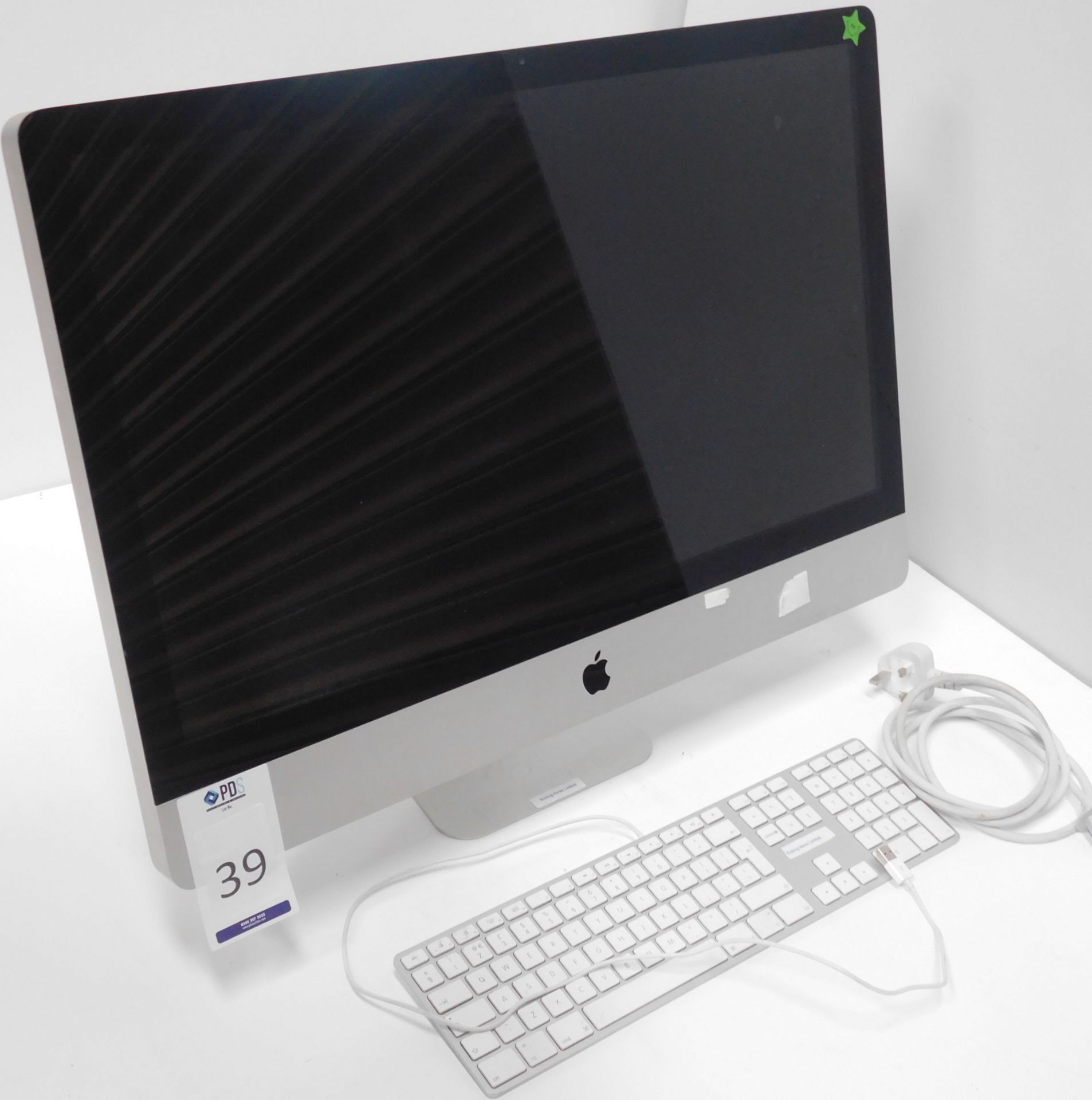 Apple iMac, 27 Inch Display, 2.7GHz, Core i5 (2011), Serial Number: C02GY9R2DHJP (Located Brentwood,