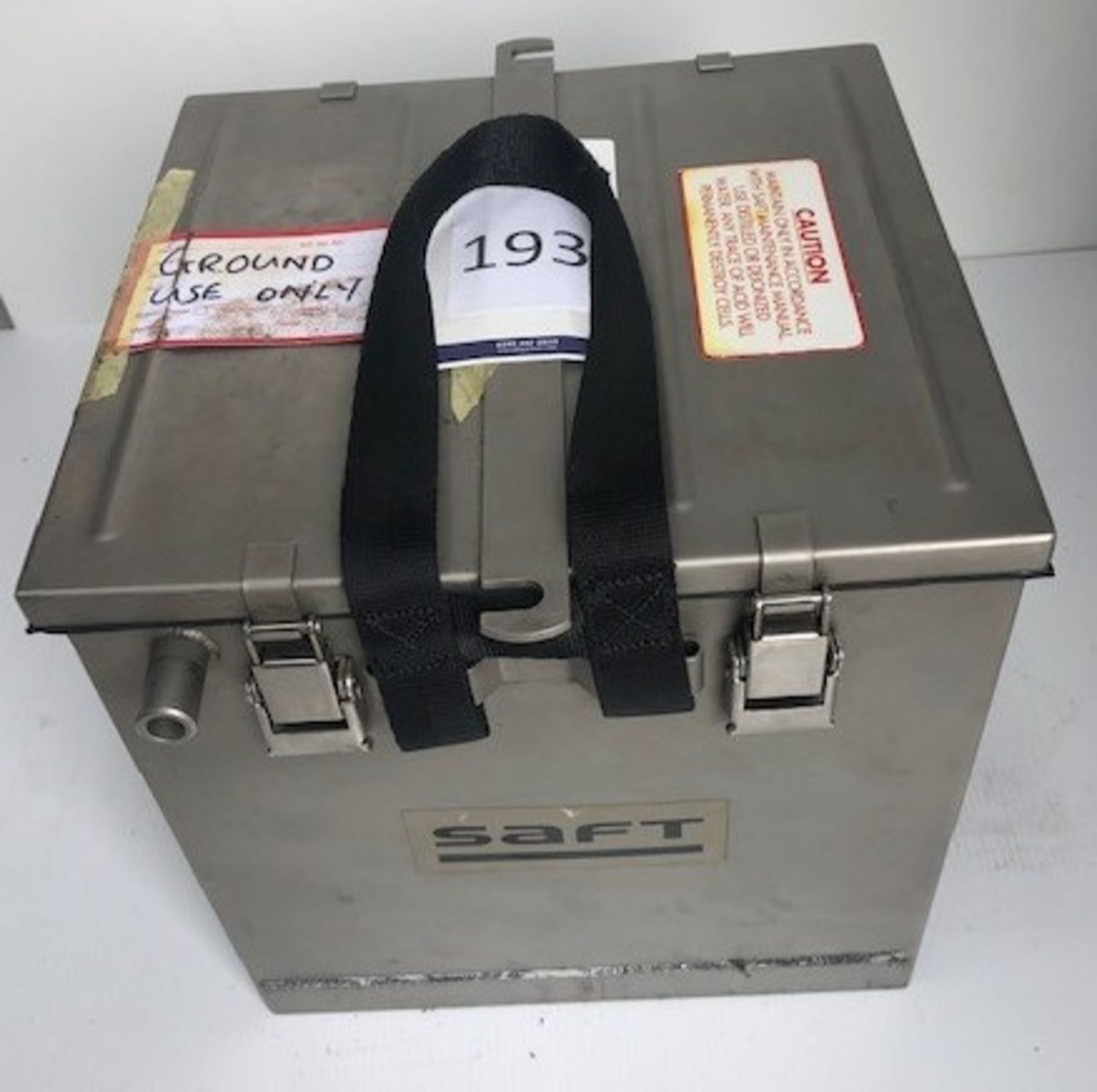 SAFT Delta Plus Nickel Cadmium Aircraft Battery (Ground Use Only) (Located Brentwood, See General