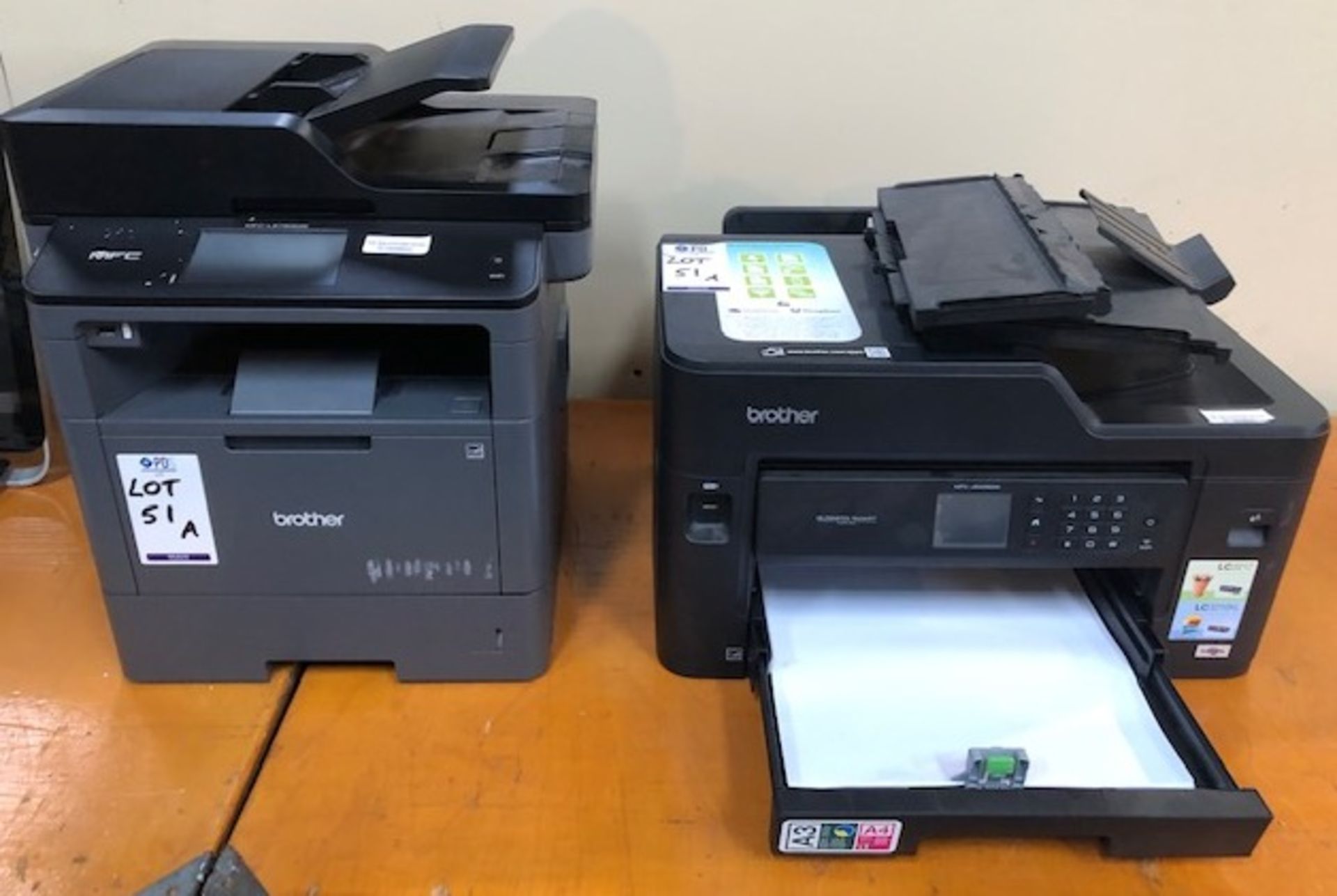 Brother MFC-L5750W Wi-Fi Printer & Brother MFC-J5335 (Located Brentwood, See General Notes for