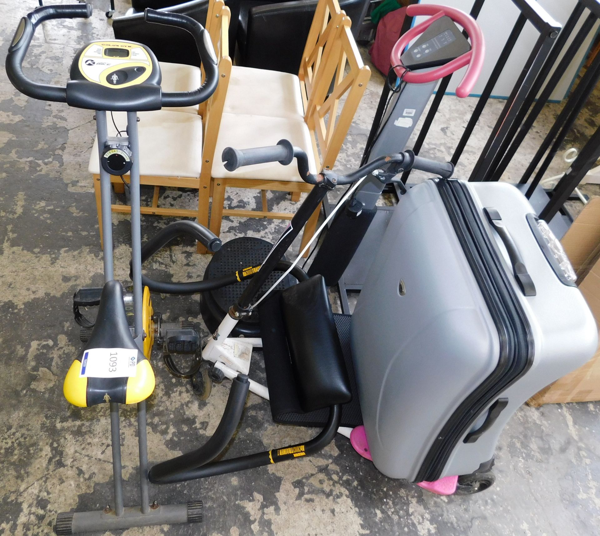 Vibration Plate, Gold’s Gym Exercise Bike, Scooter & Suitcase (Located Stockport – See General Notes - Image 2 of 2