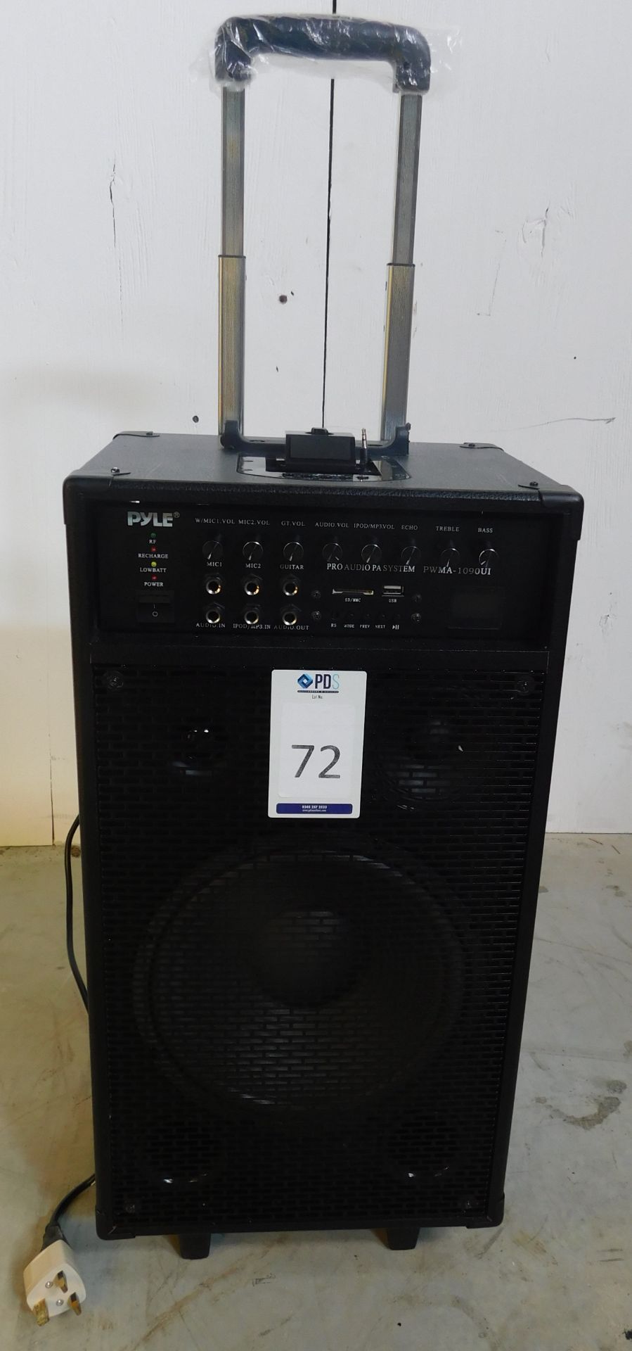 Pyle PWMA-1090UI Pro Audio PA System (Located Brentwood, See General Notes for More Details)