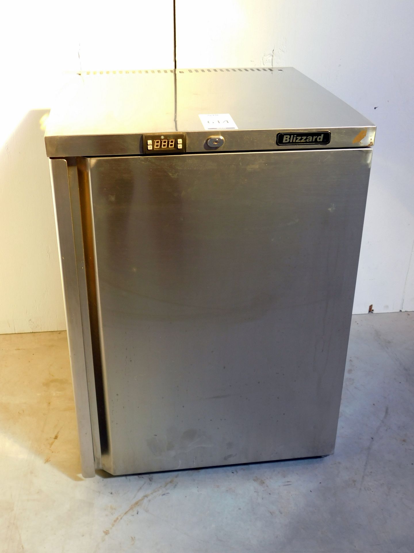 Blizzard BZ-UCF140 Stainless Steel Single Door Undercounter Freezer, S/N: HA131118161203 (Located