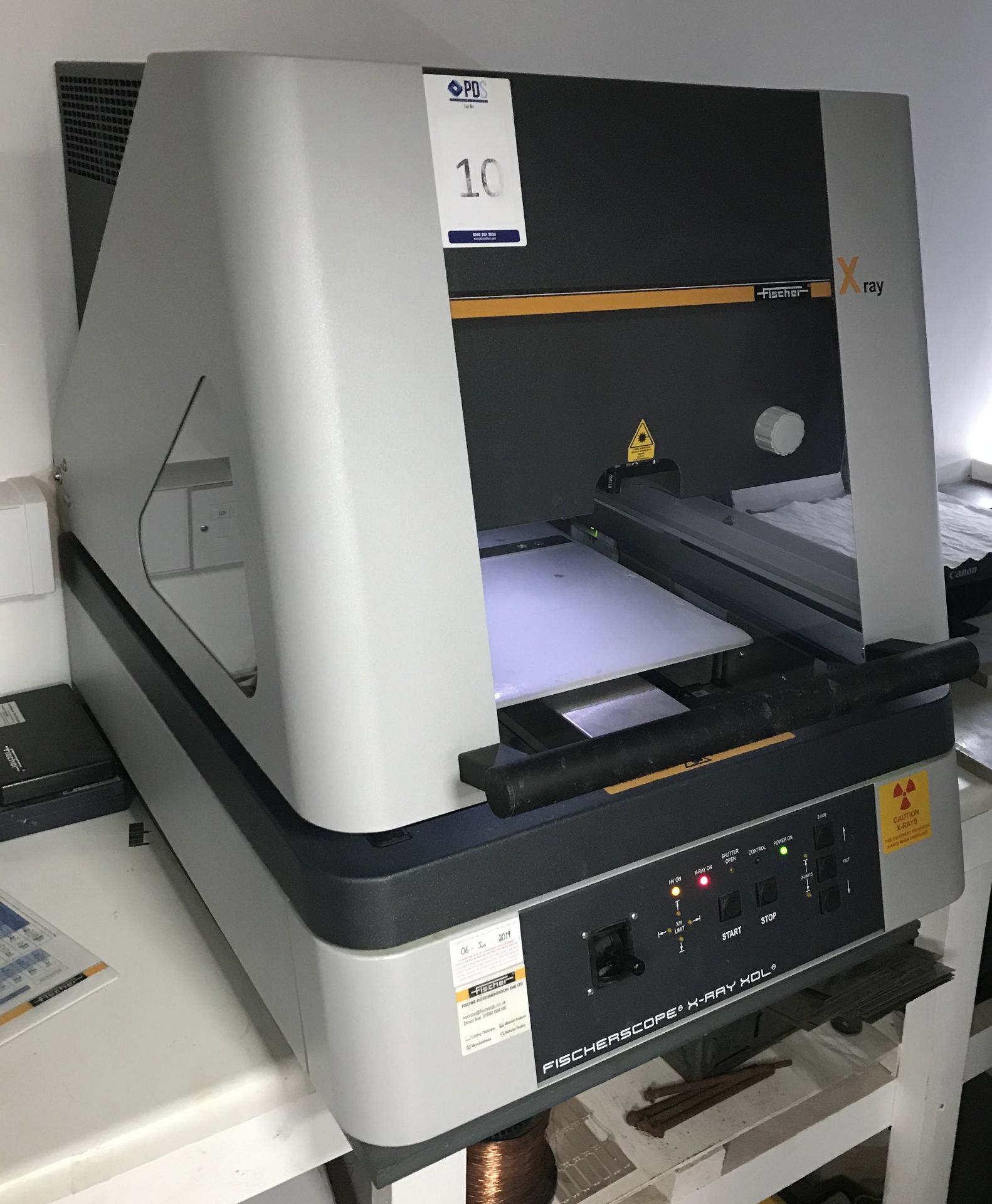 Fischerscope X-Ray Machine XDL-240, Calibrated 6th July 2019, Serial Number: 000084021 Comprising: