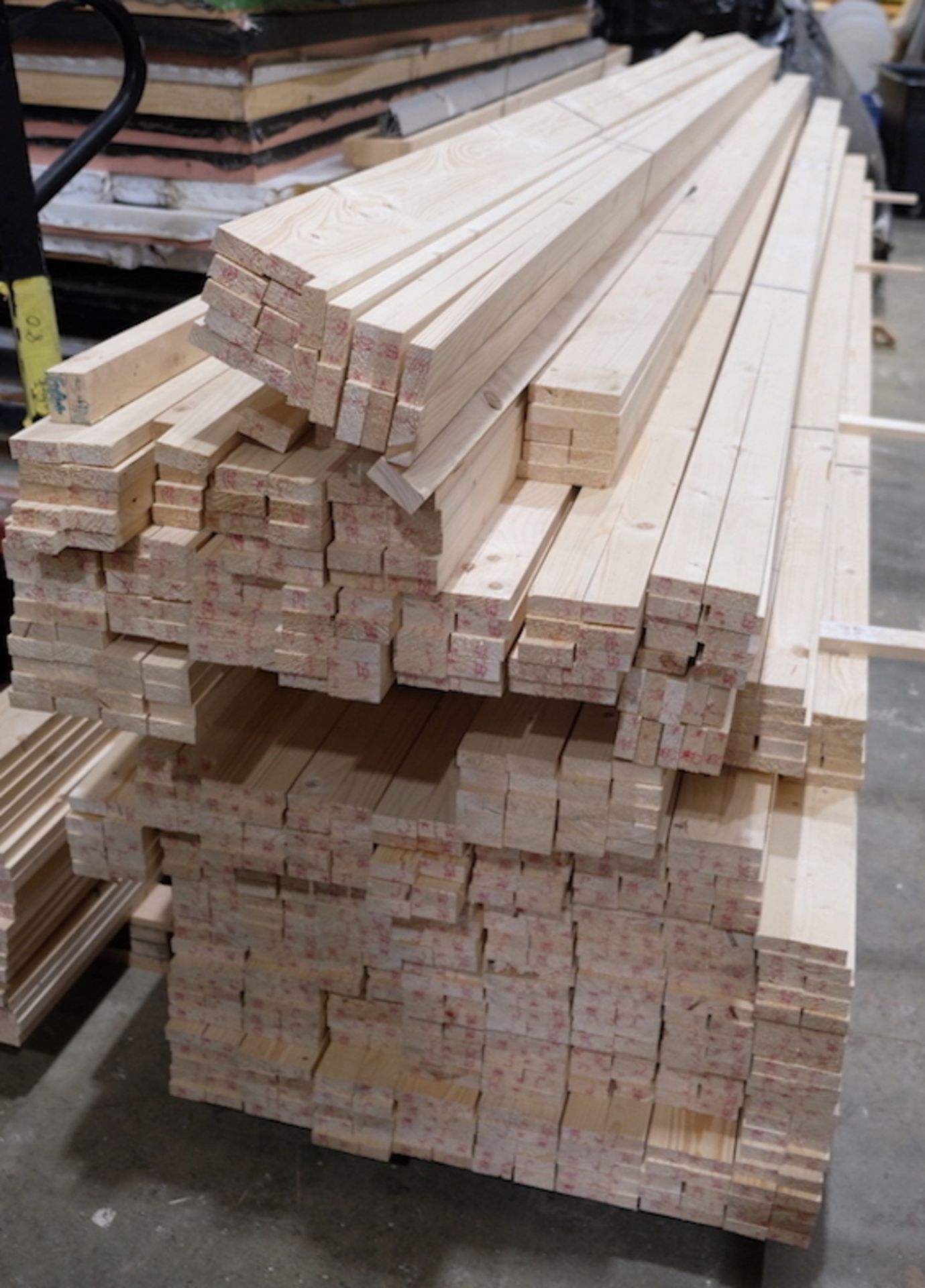 Approximately 500 Lengths of Softwood. 450cm x 4.5cm x 2.5cm (Requires Manual Loading) (Located