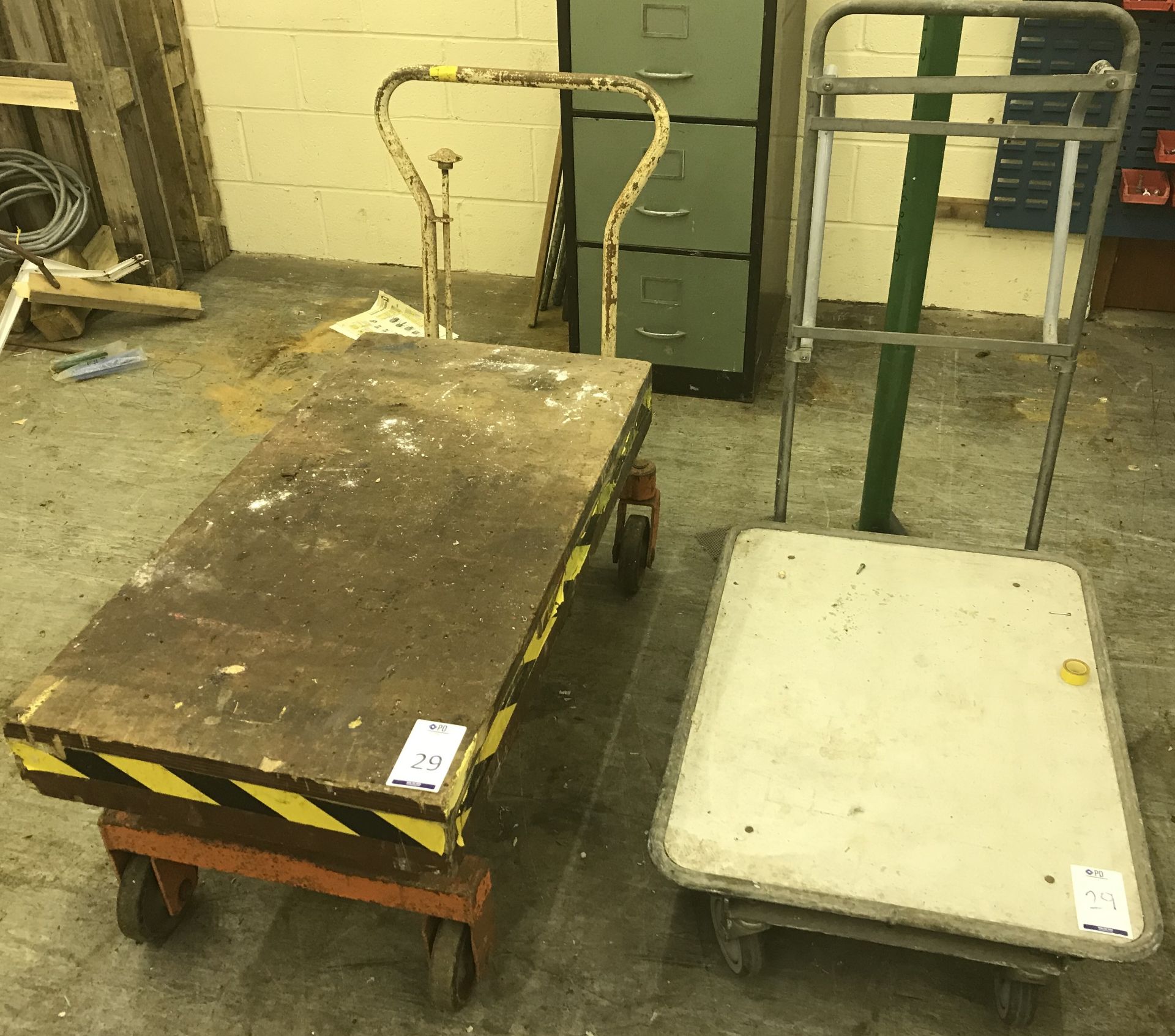 Two Flatbed Trollies (Located Northampton, See General Notes for More Details)