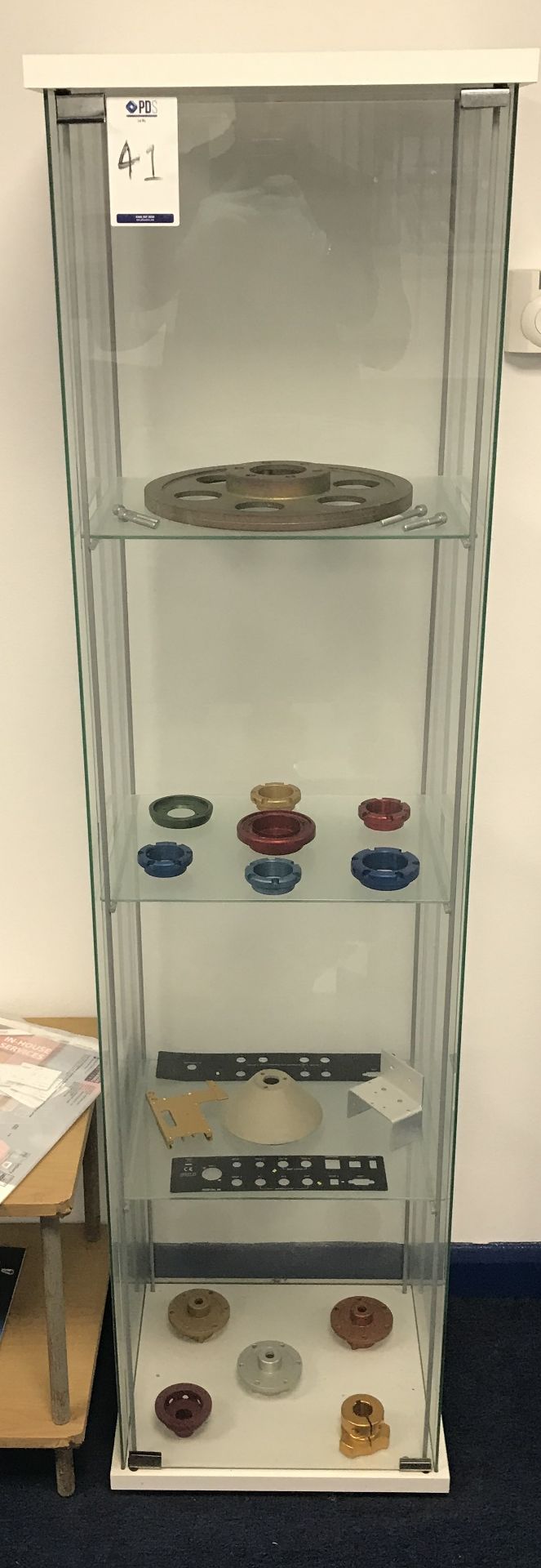 Two Four Tier Glass Display Cabinets (Located Northampton, See General Notes for More Details) - Image 2 of 2